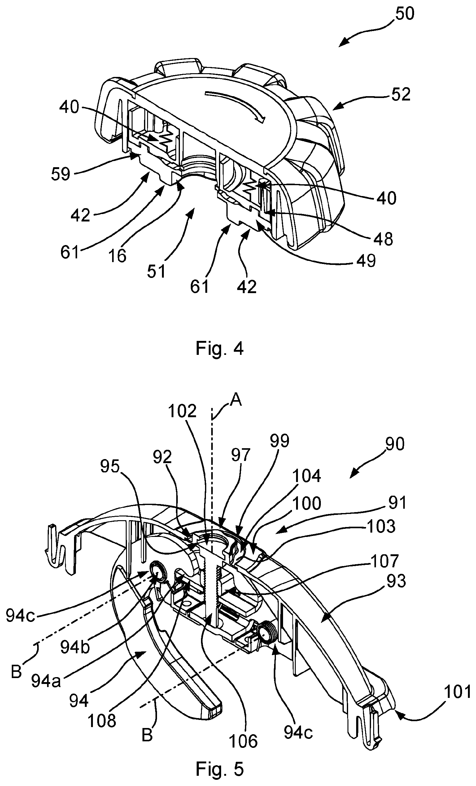 Patent US12365290 Figure 3 – Tightening member, clamp member and clamp assembly