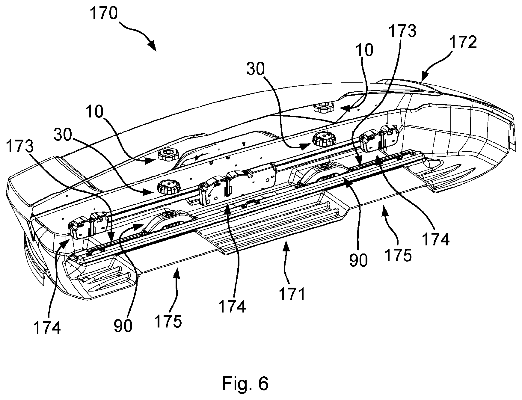 Patent US12365290 Figure 4 – Tightening member, clamp member and clamp assembly