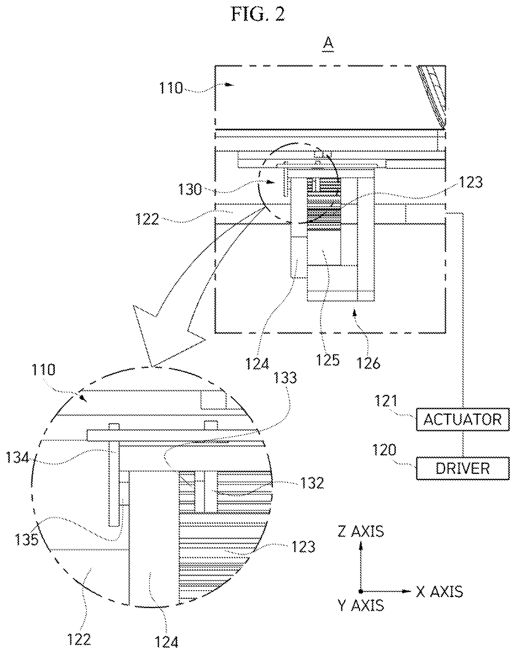 Patent US12365292 Figure 2 – Display apparatus for vehicle