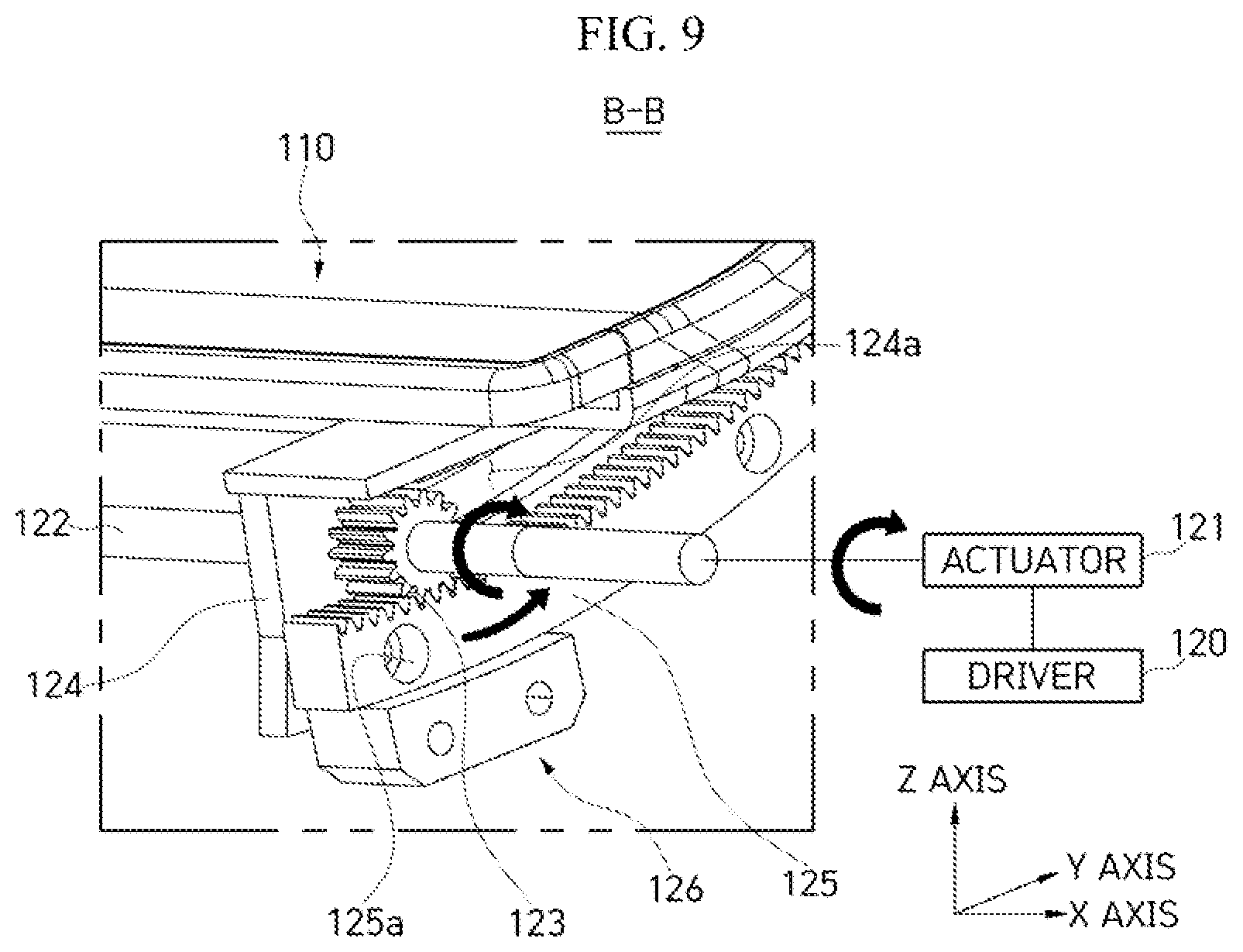 Patent US12365292 Figure 9 – Display apparatus for vehicle