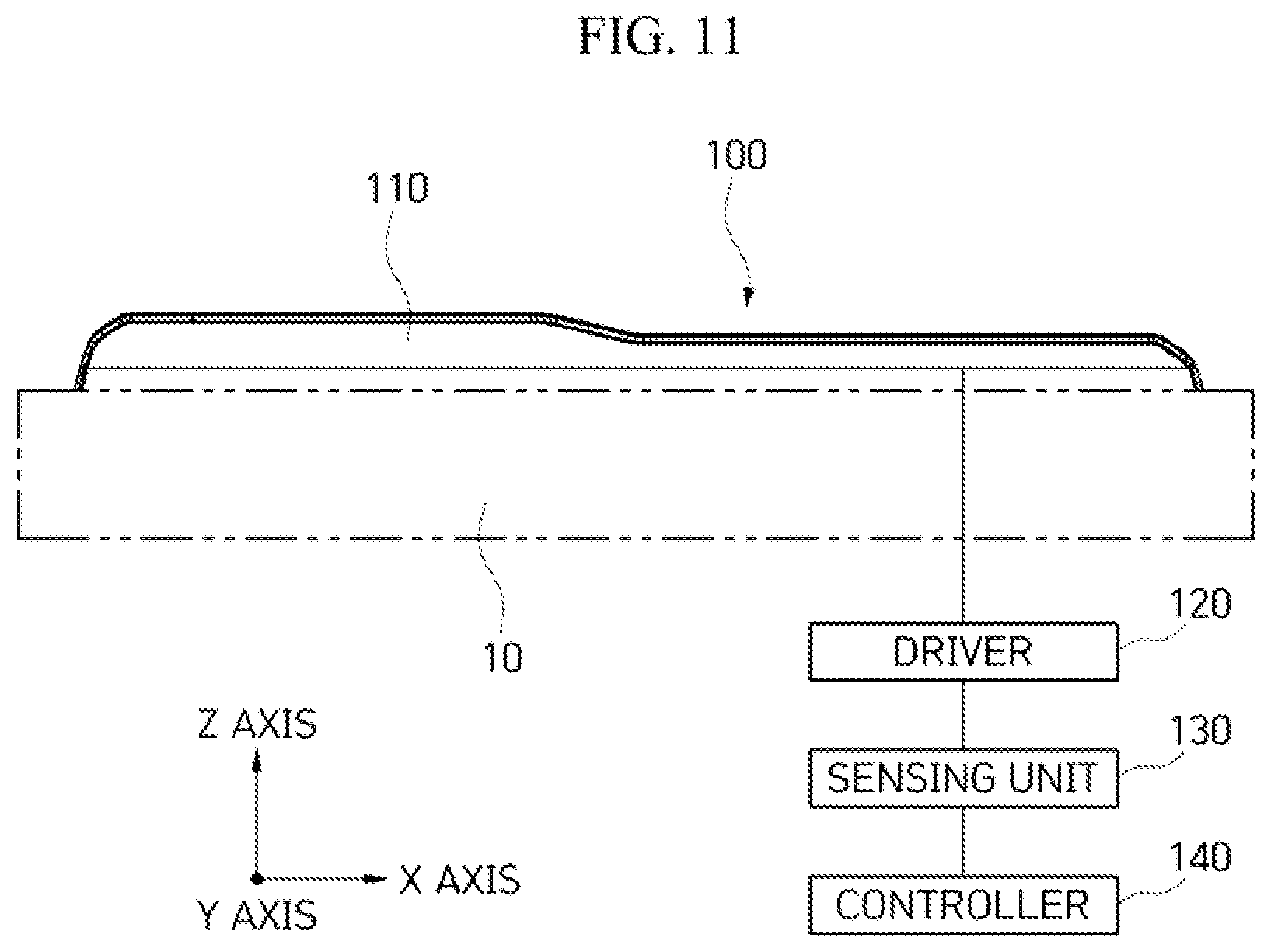Patent US12365292 Figure 11 – Display apparatus for vehicle