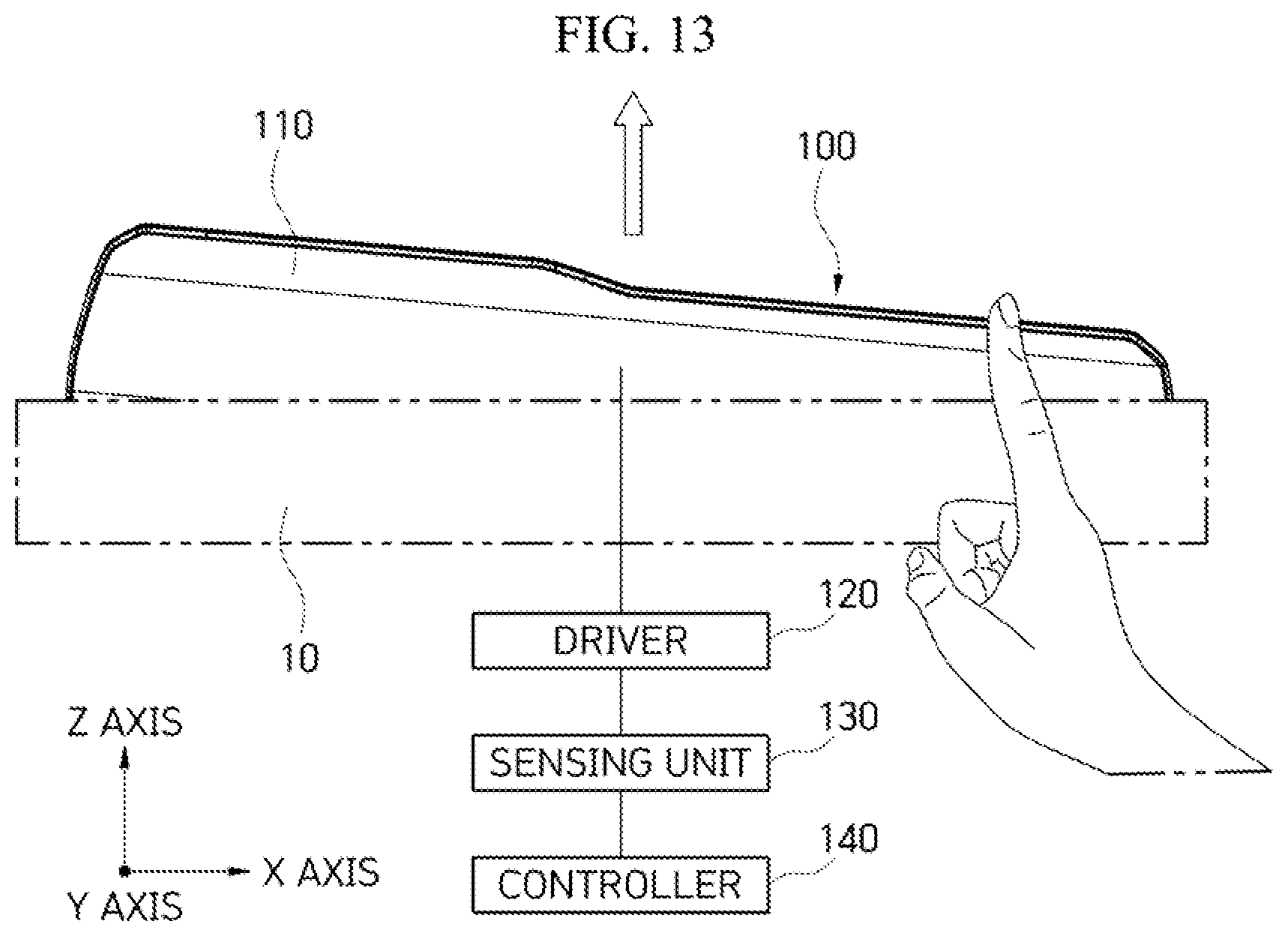 Patent US12365292 Figure 13 – Display apparatus for vehicle