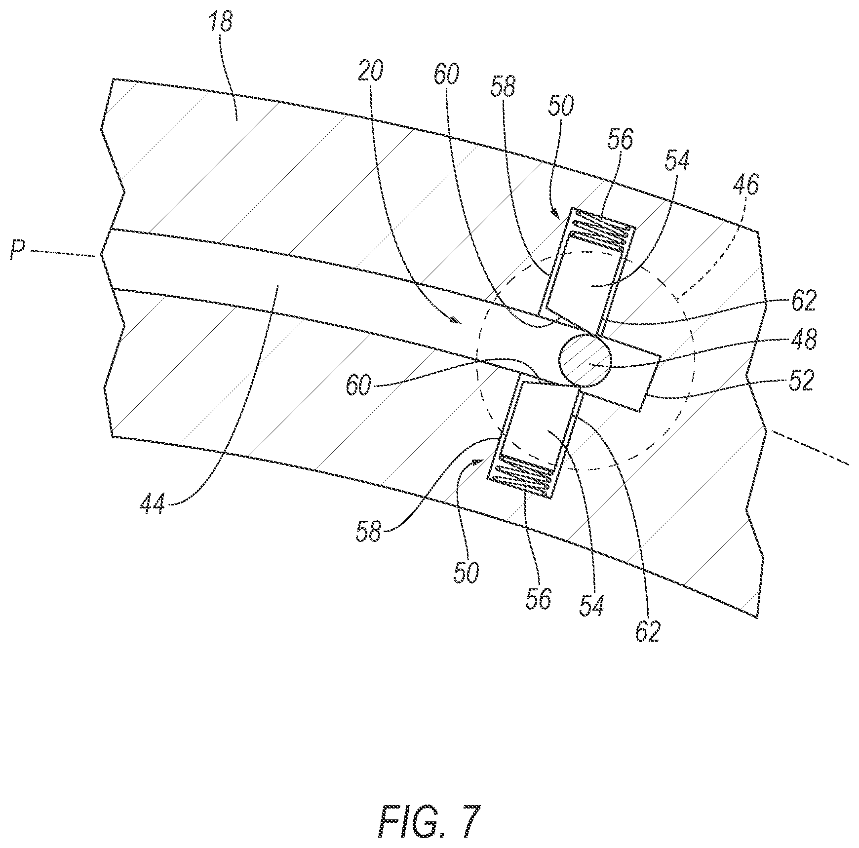 Patent US12365297 Figure 7 – Rotatable wheel deflector