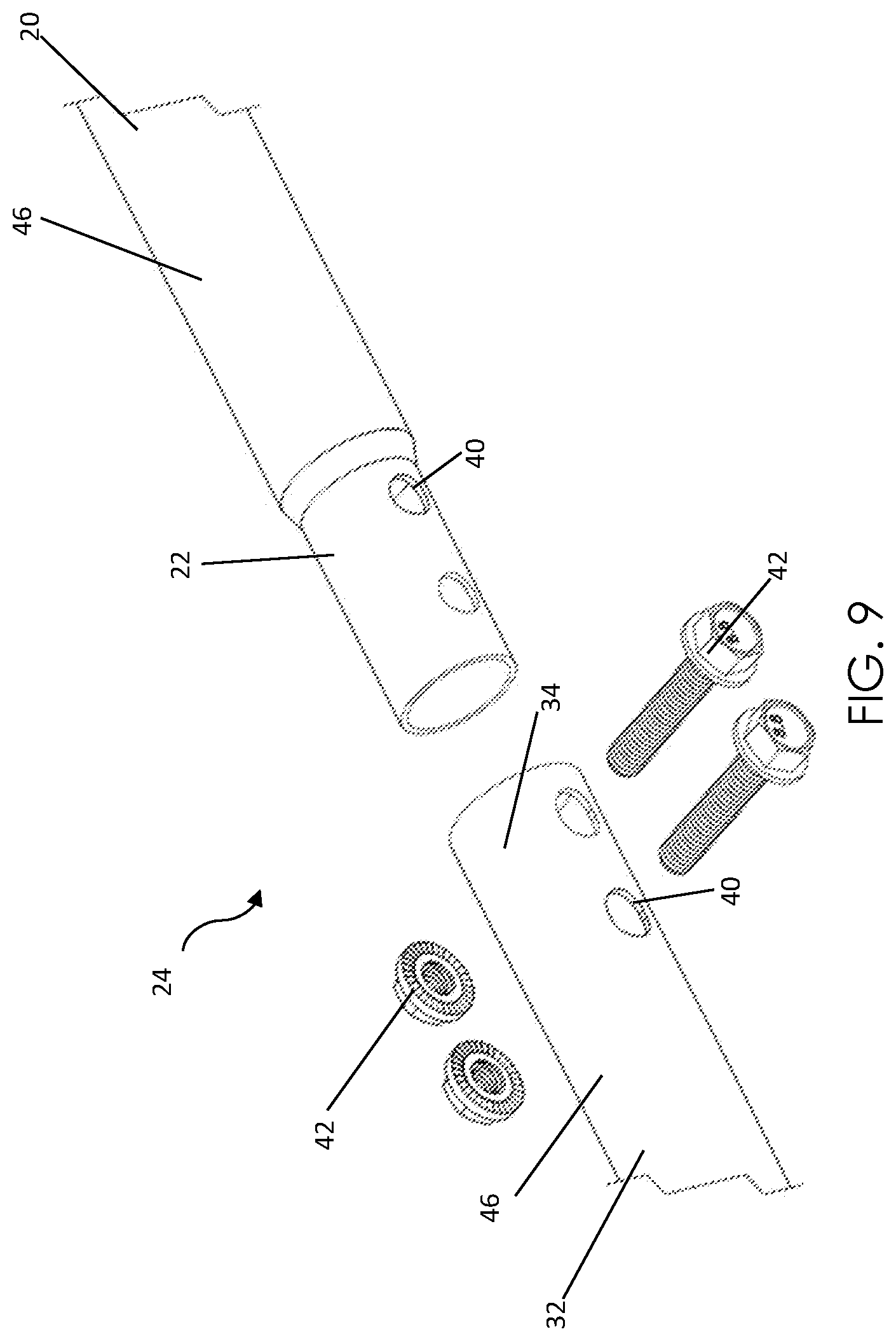 Patent US12365299 Figure 9 – Modular public safety vehicle security partition