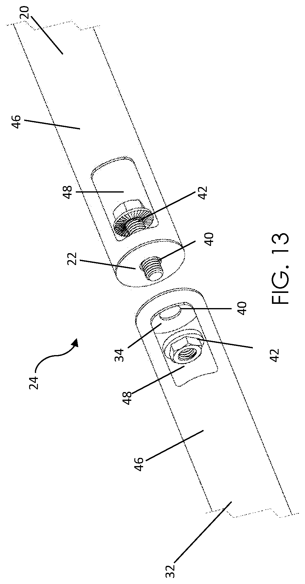 Patent US12365299 Figure 13 – Modular public safety vehicle security partition