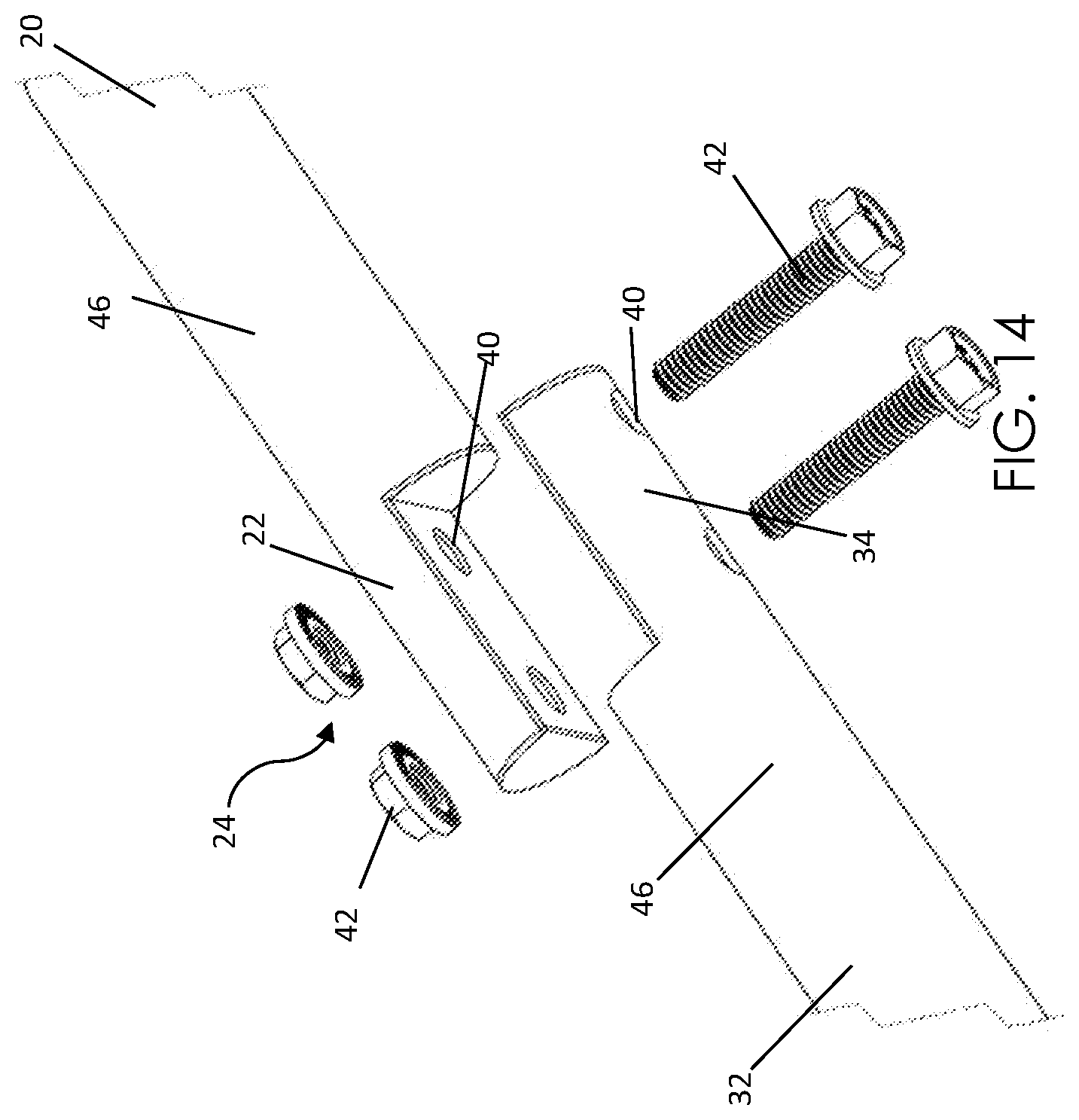 Patent US12365299 Figure 14 – Modular public safety vehicle security partition