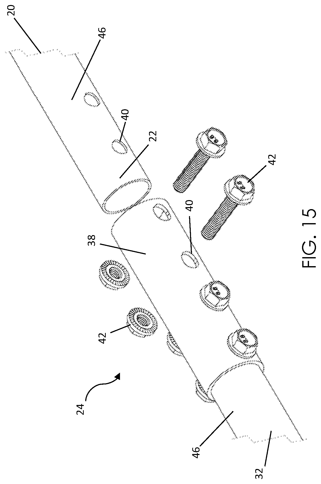 Patent US12365299 Figure 15 – Modular public safety vehicle security partition