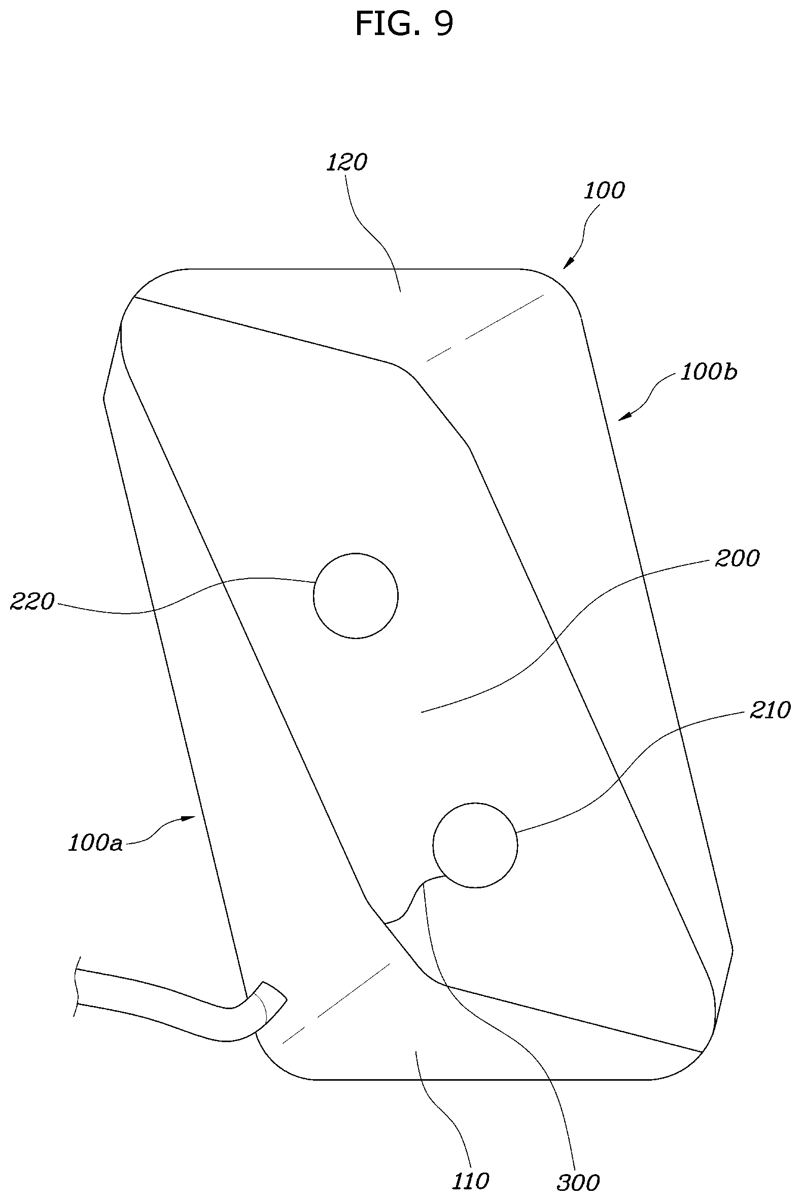 Patent US12365300 Figure 9 – Seatbelt airbag