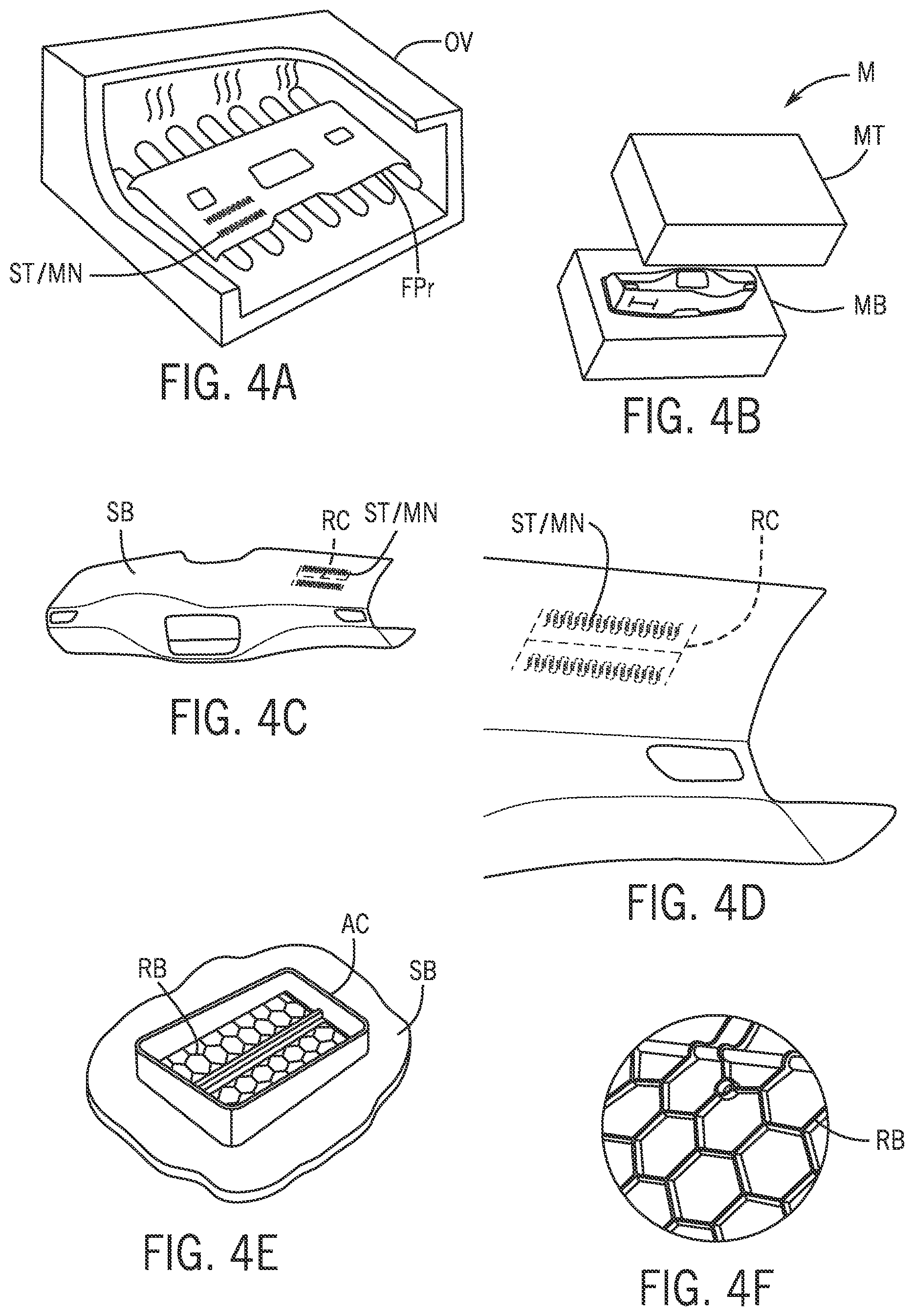 Patent US12365301 Figure 4 – Vehicle trim component