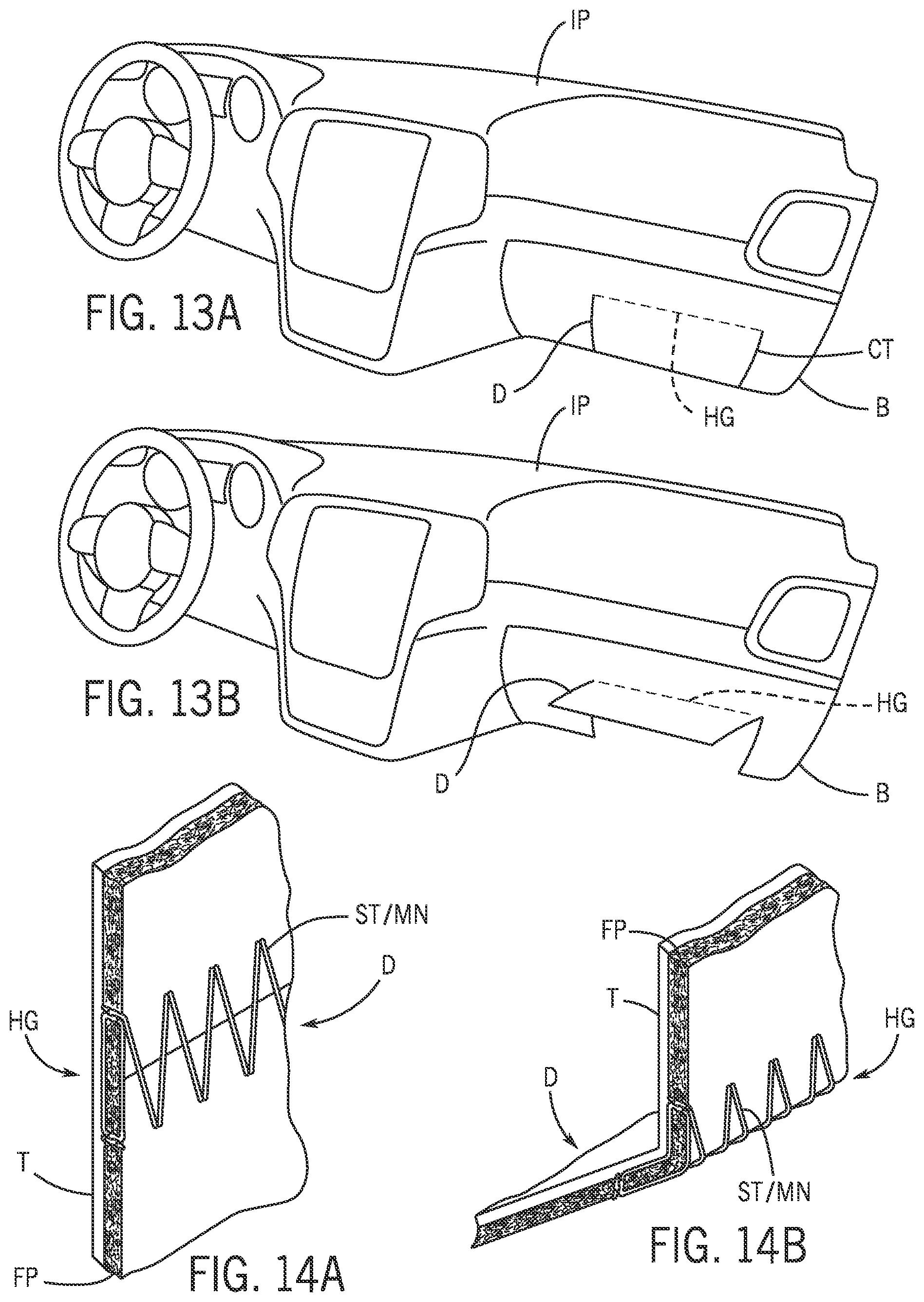 Patent US12365301 Figure 13 – Vehicle trim component