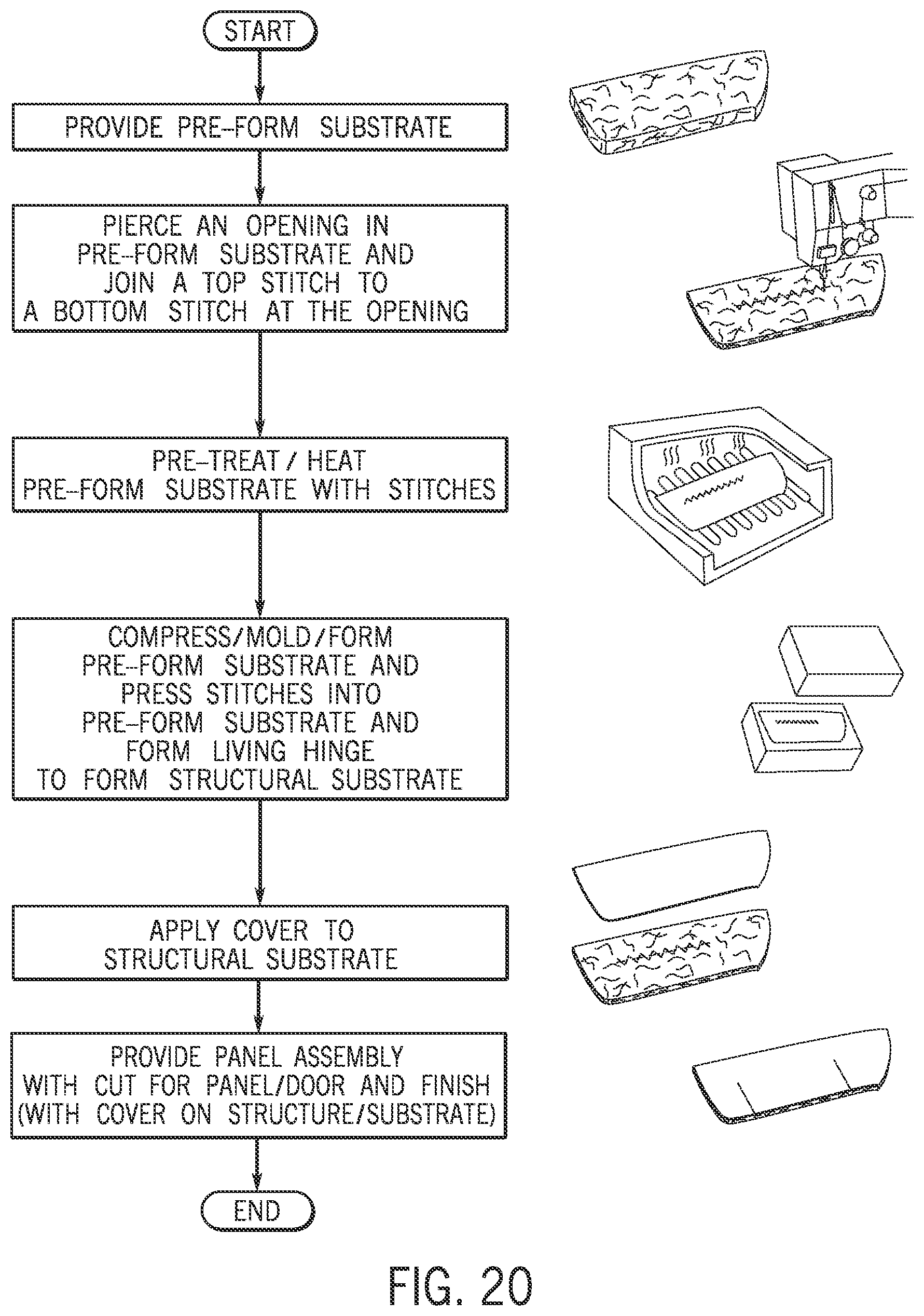 Patent US12365301 Figure 19 – Vehicle trim component