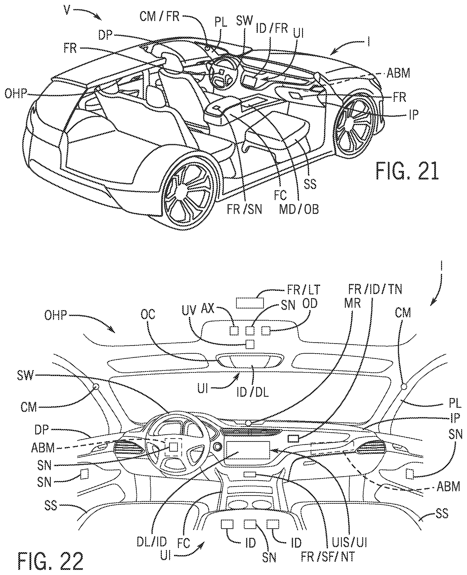 Patent US12365301 Figure 20 – Vehicle trim component