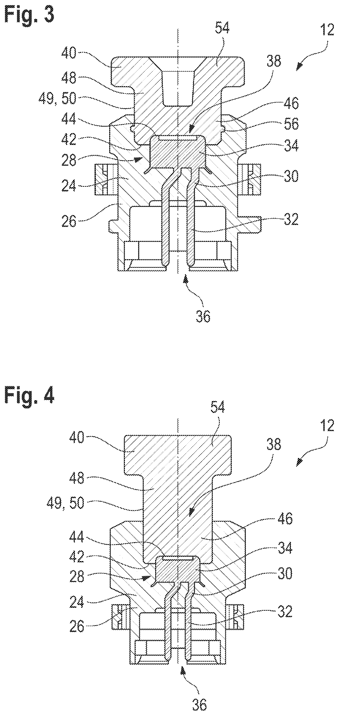 Patent US12365303 Figure 2 – Restraining device and airbag module