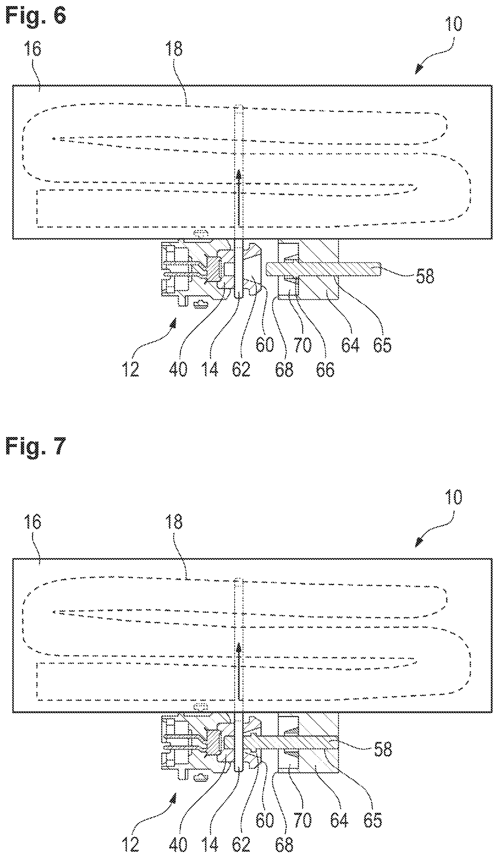 Patent US12365303 Figure 4 – Restraining device and airbag module
