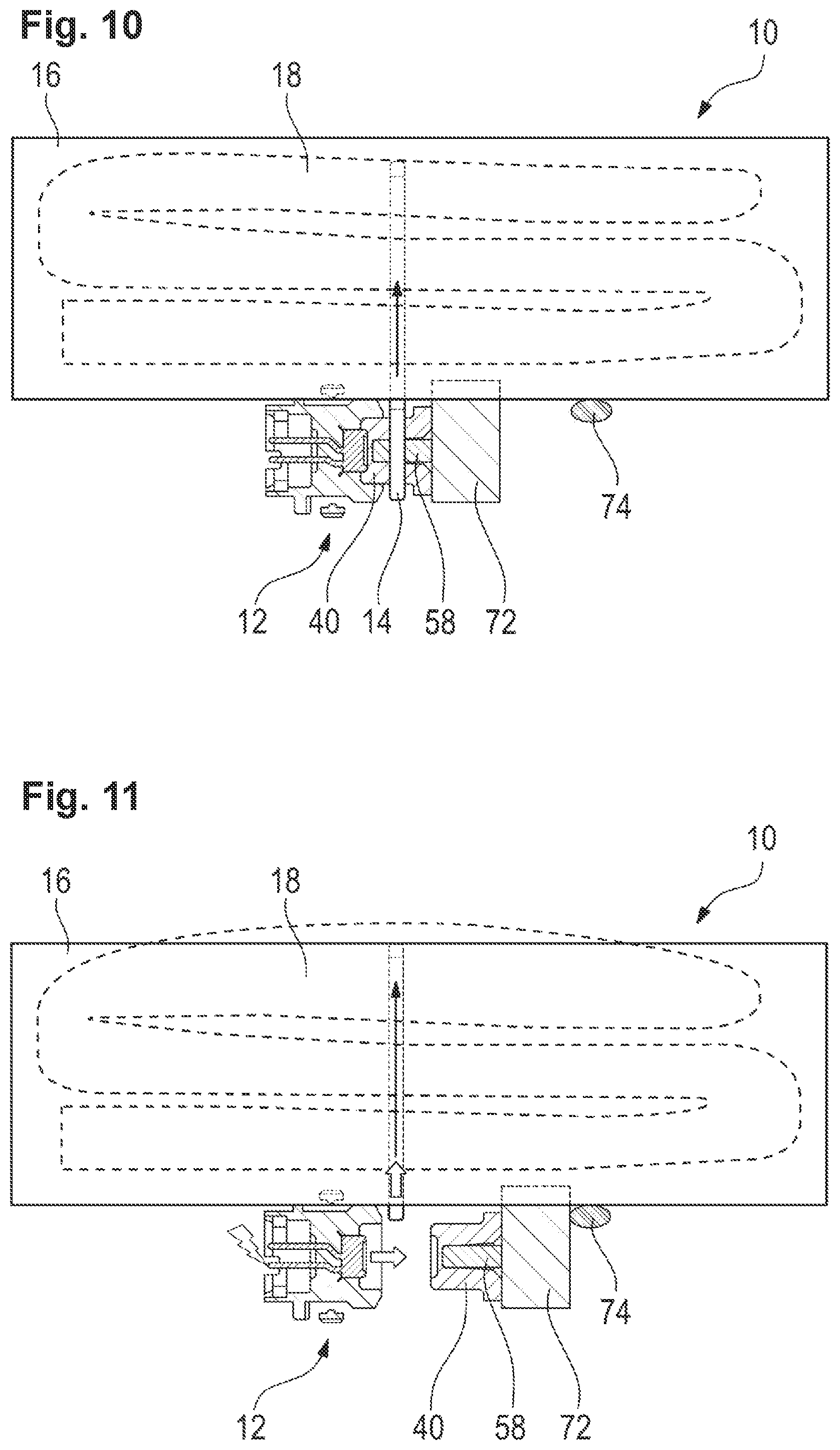 Patent US12365303 Figure 6 – Restraining device and airbag module