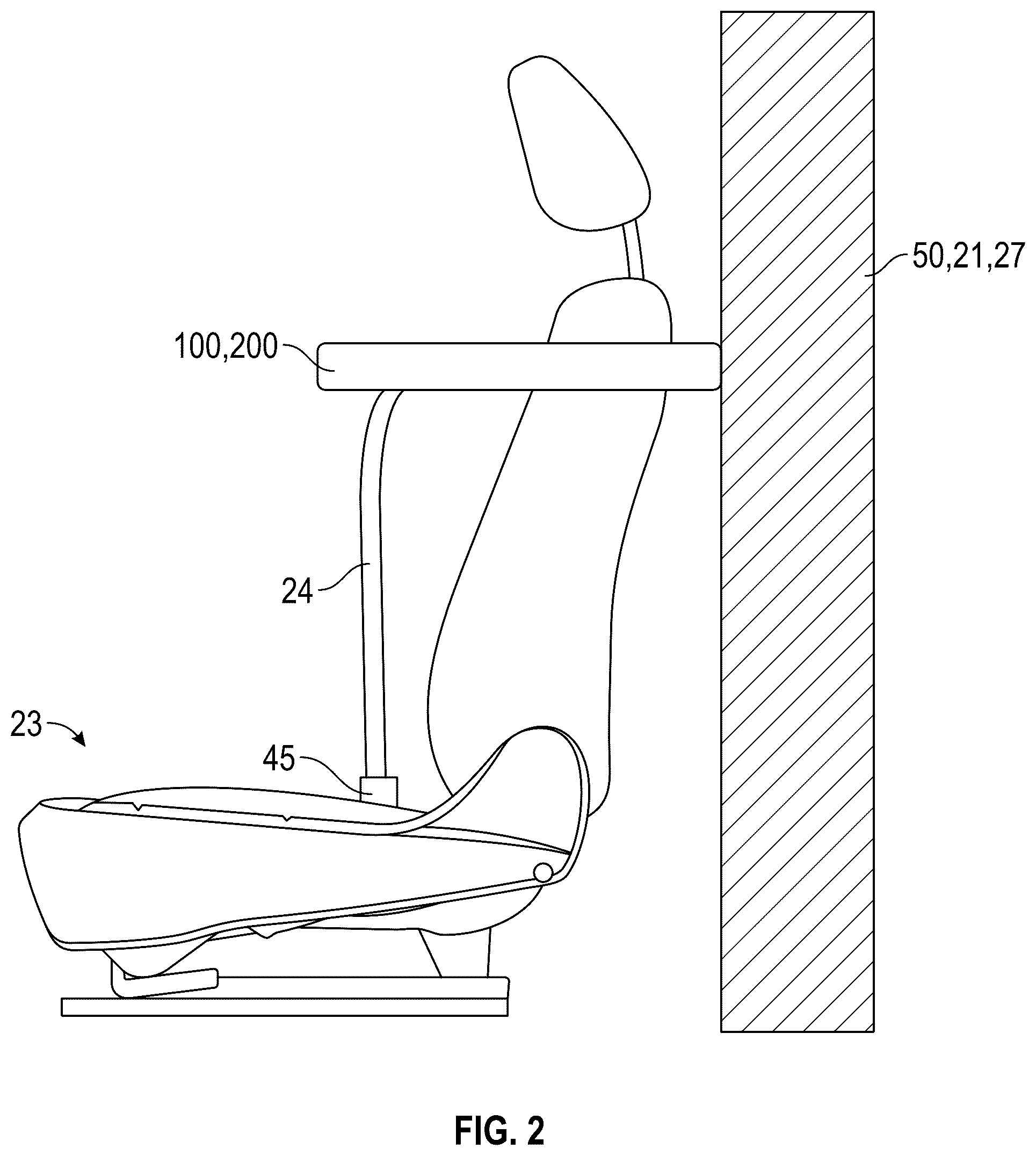 Patent US12365306 Figure 2 – Extendable arm assembly