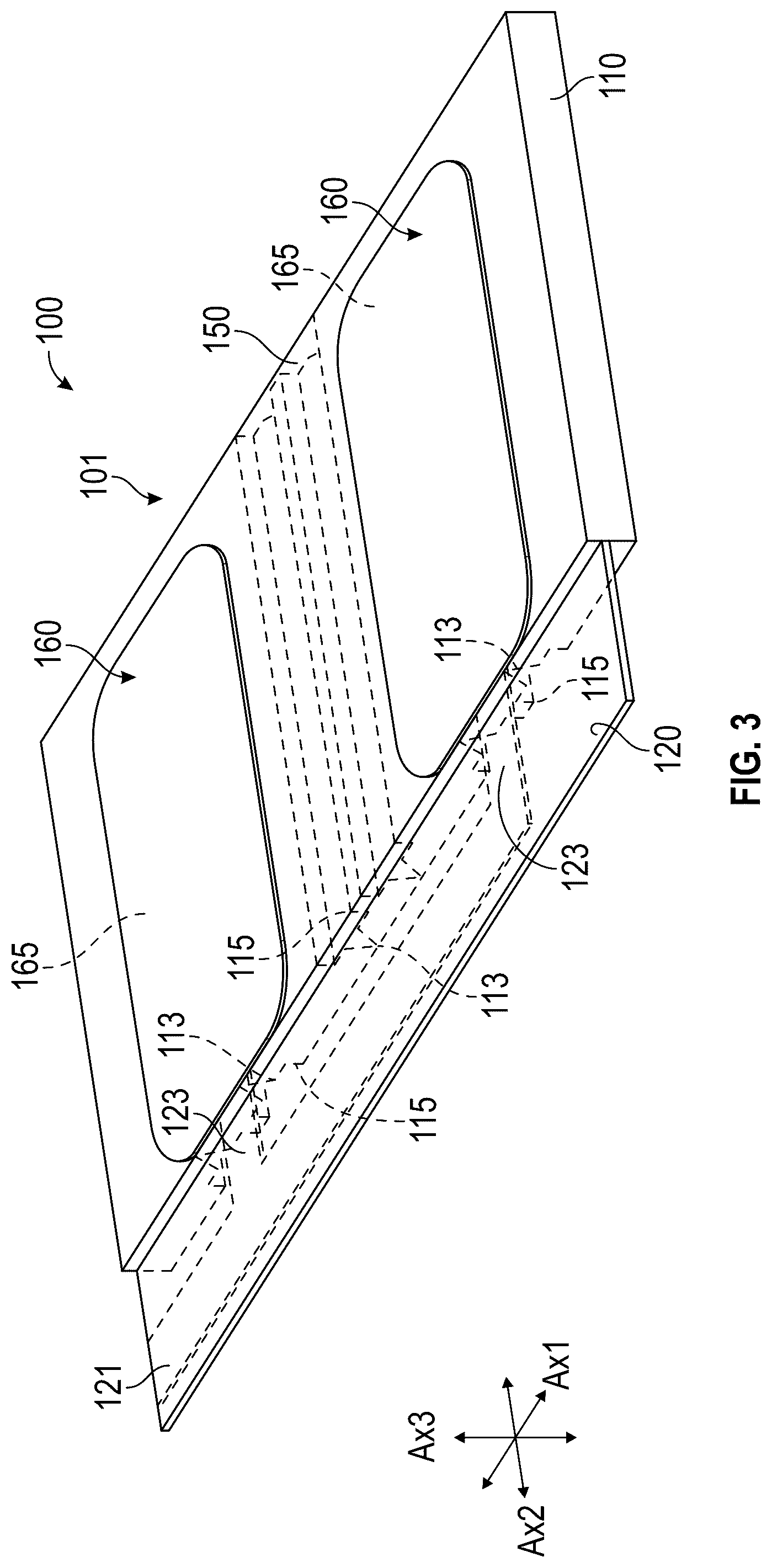 Patent US12365306 Figure 3 – Extendable arm assembly