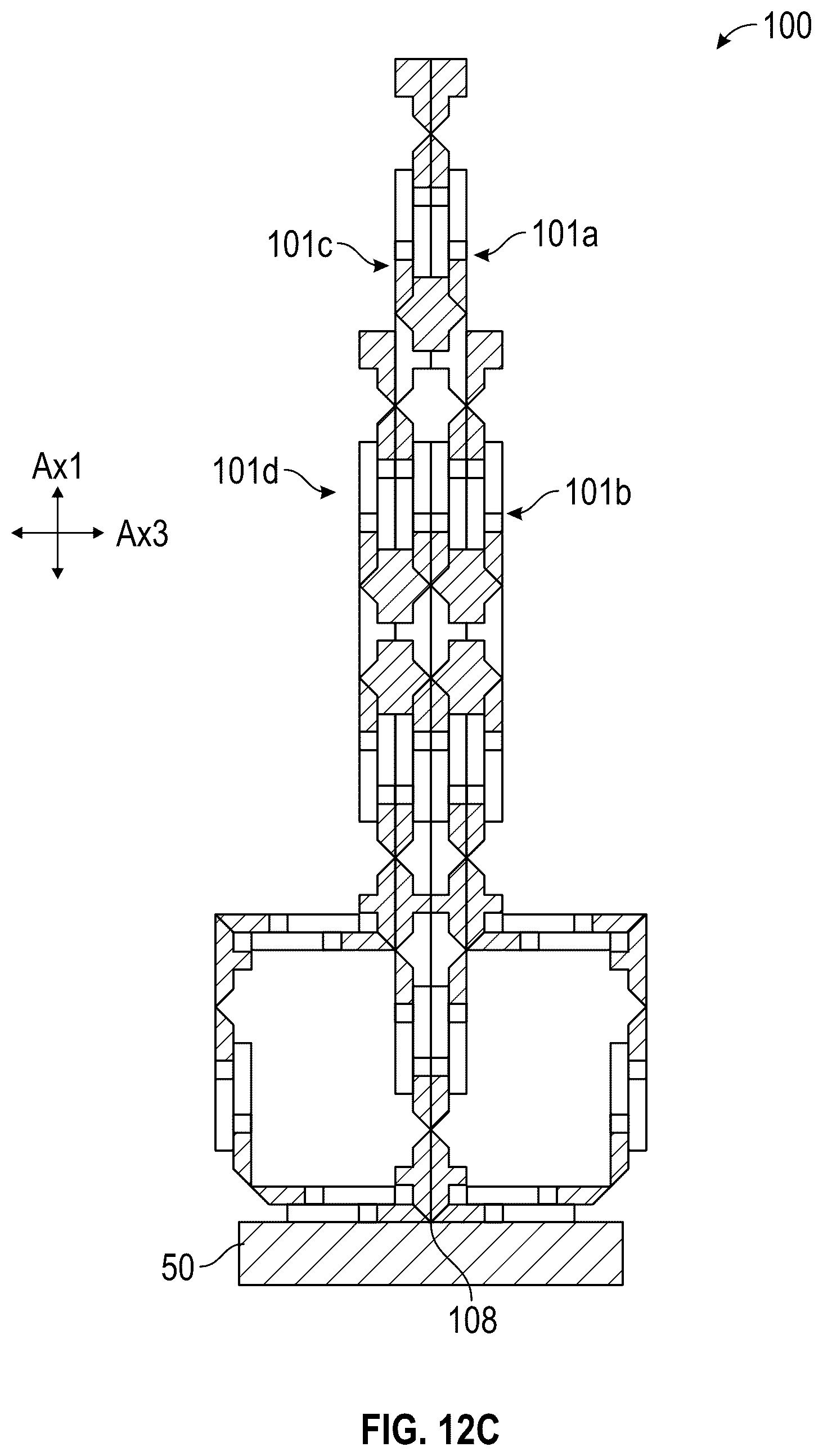Patent US12365306 Figure 19 – Extendable arm assembly