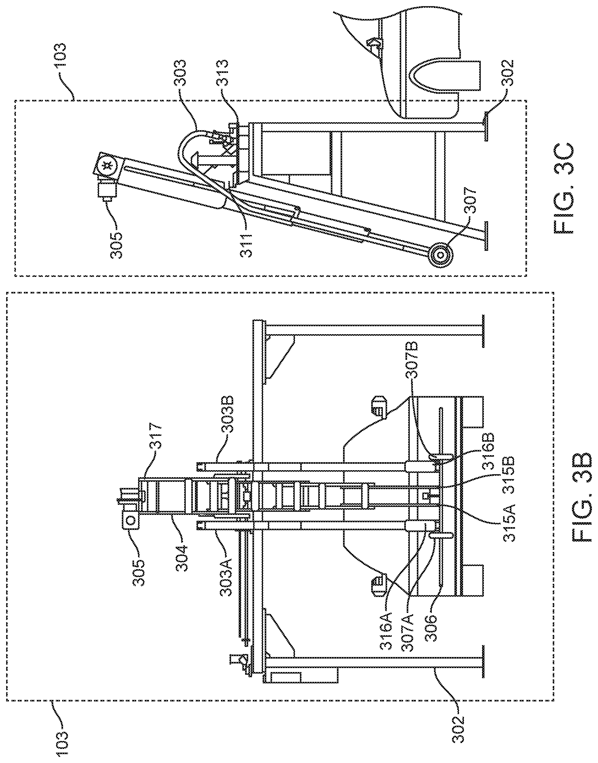 Patent US12365315 Figure 4 – Two-stage brushless car wash system