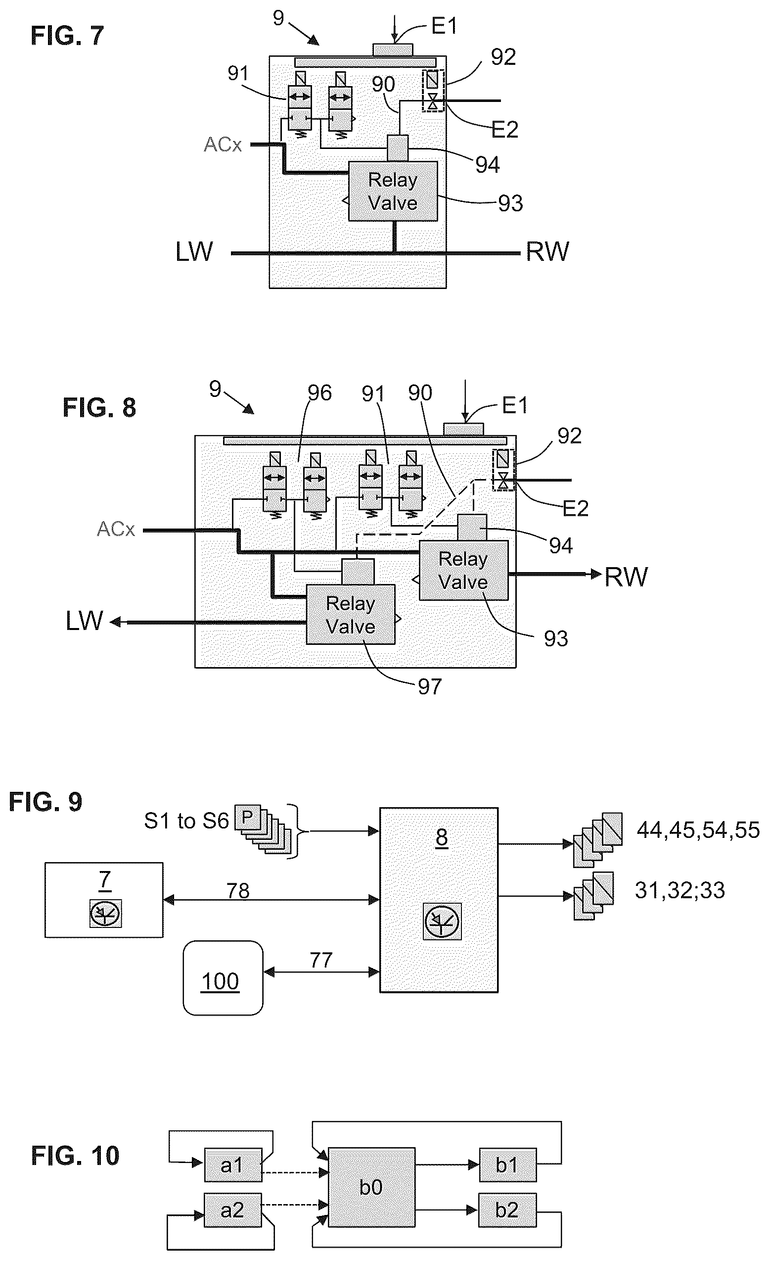 Patent US12365323 Figure 5 – Heavy duty vehicle redundant braking system