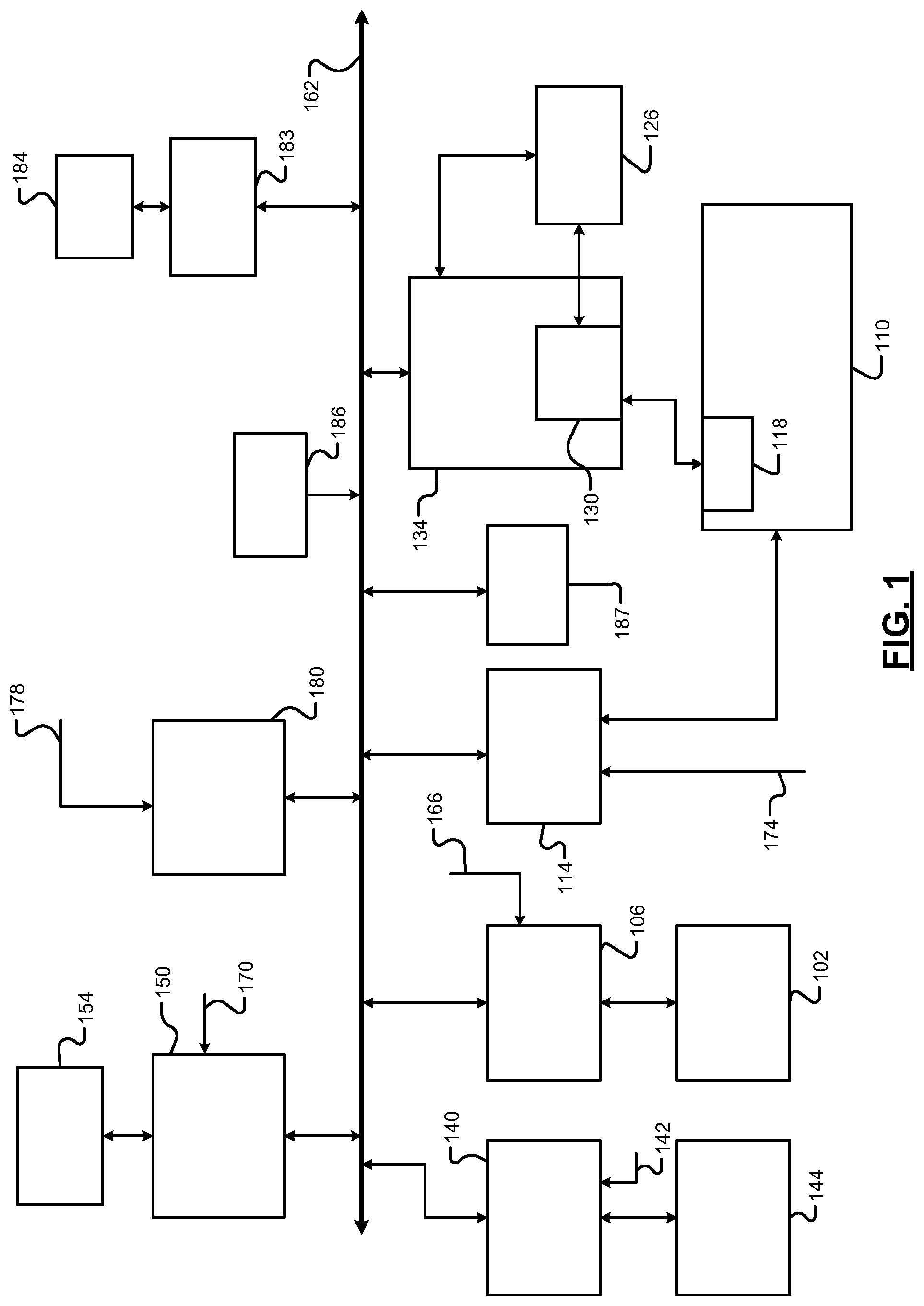 Patent US12365325 Figure 1 – Brake actuator control systems and methods