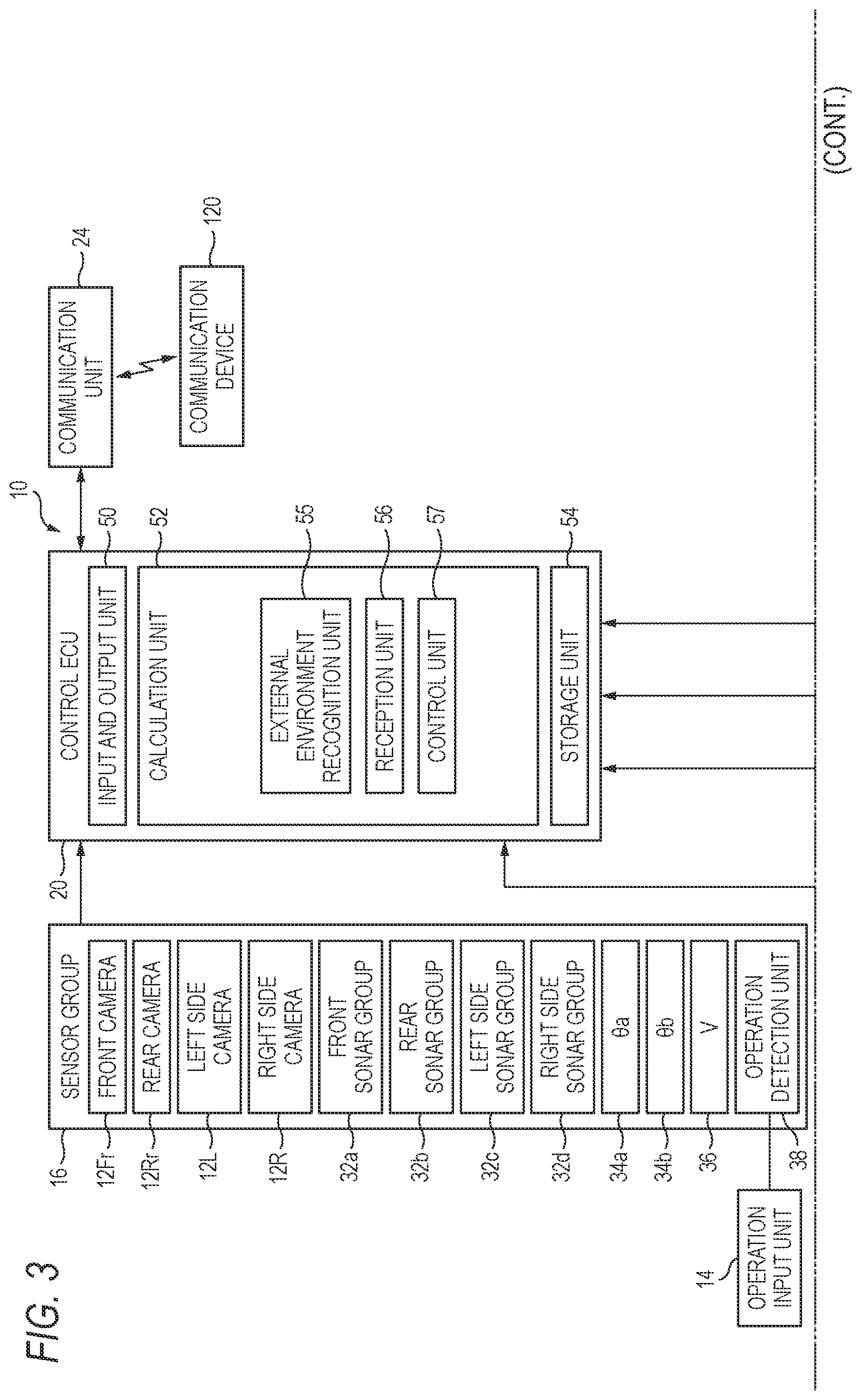 Patent US12365331 Figure 2 – Control device, control method, and storage medium storing control program