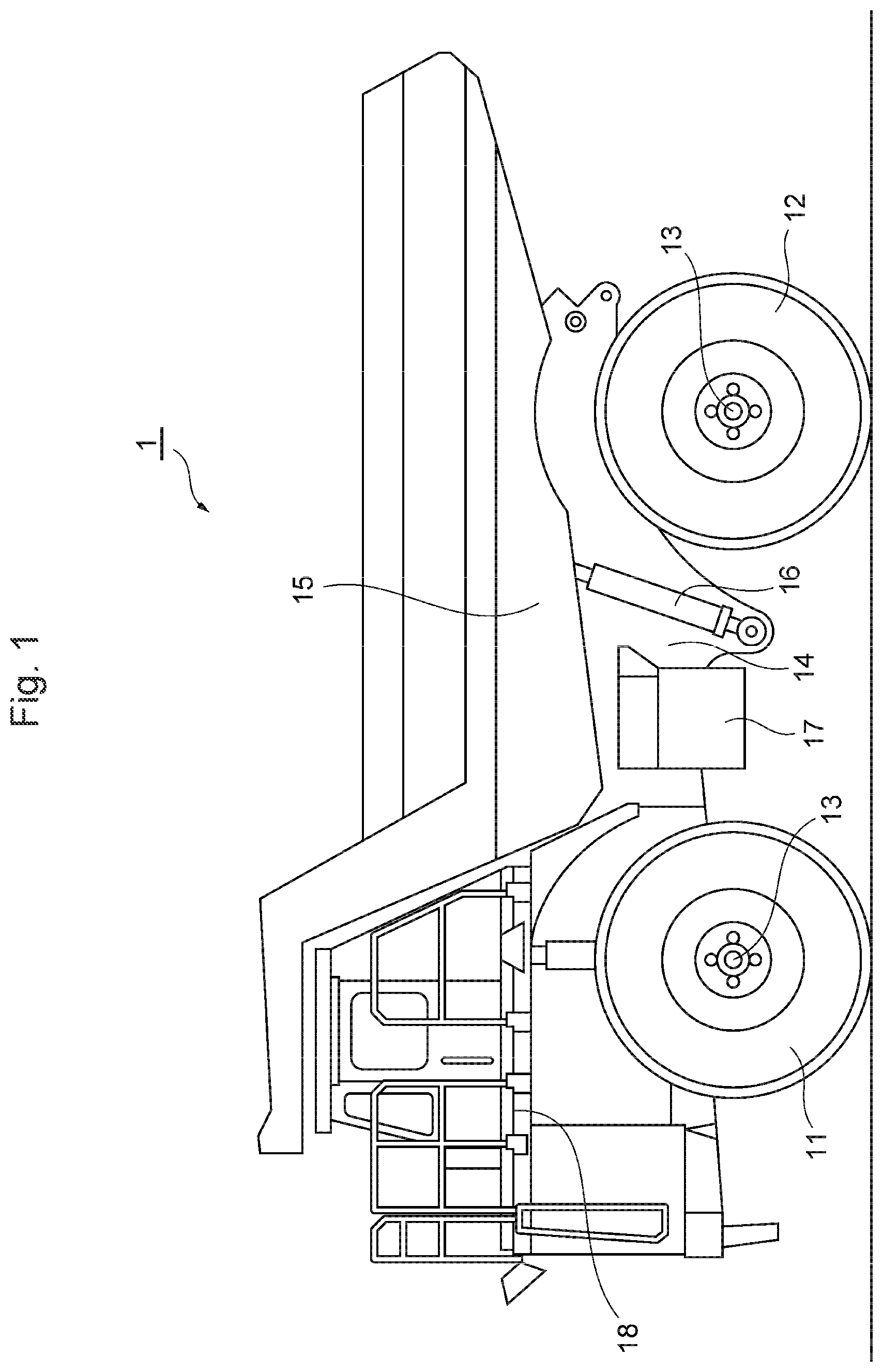 Patent US12365337 Figure 1 – Mining machine