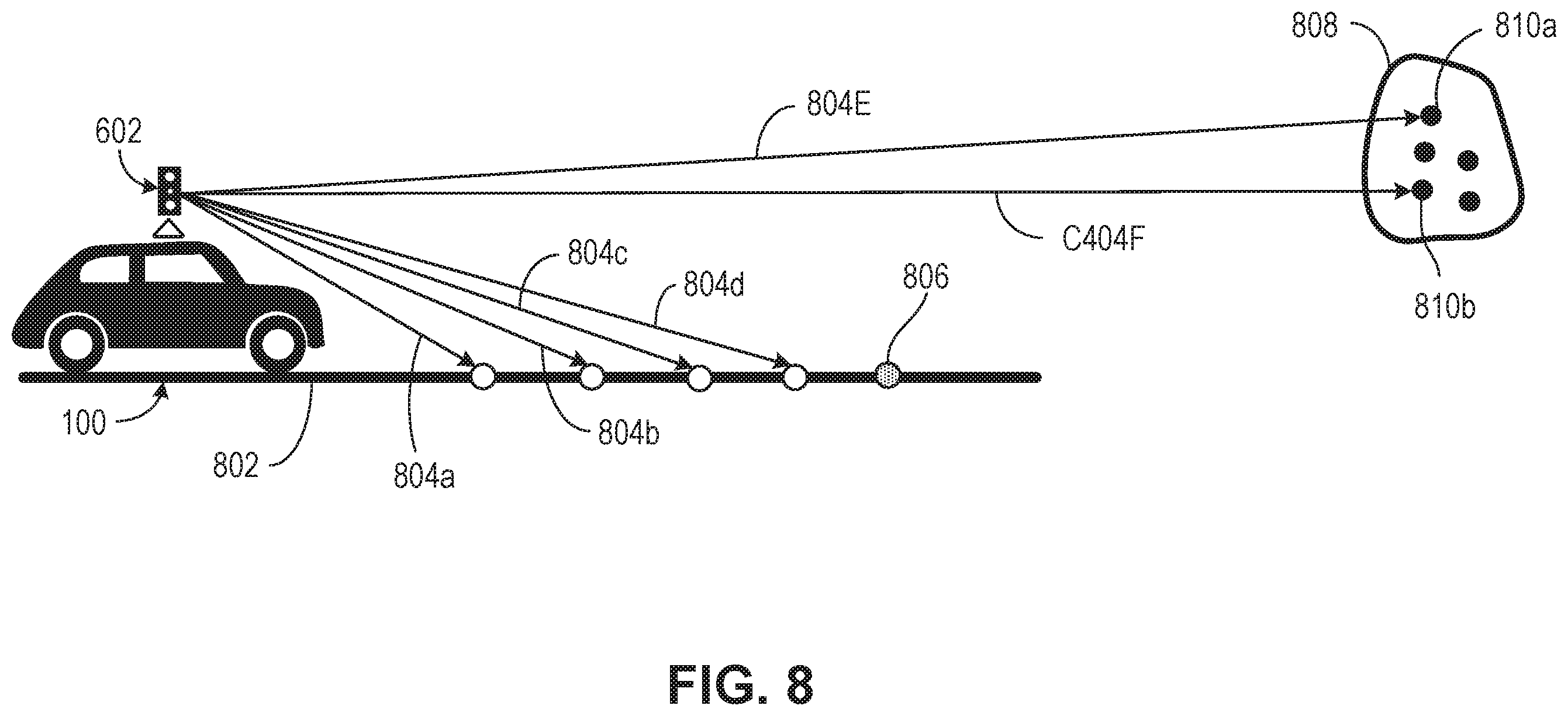 Patent US12365341 Figure 8 – Navigating multi-way stop intersections with an autonomous vehicle