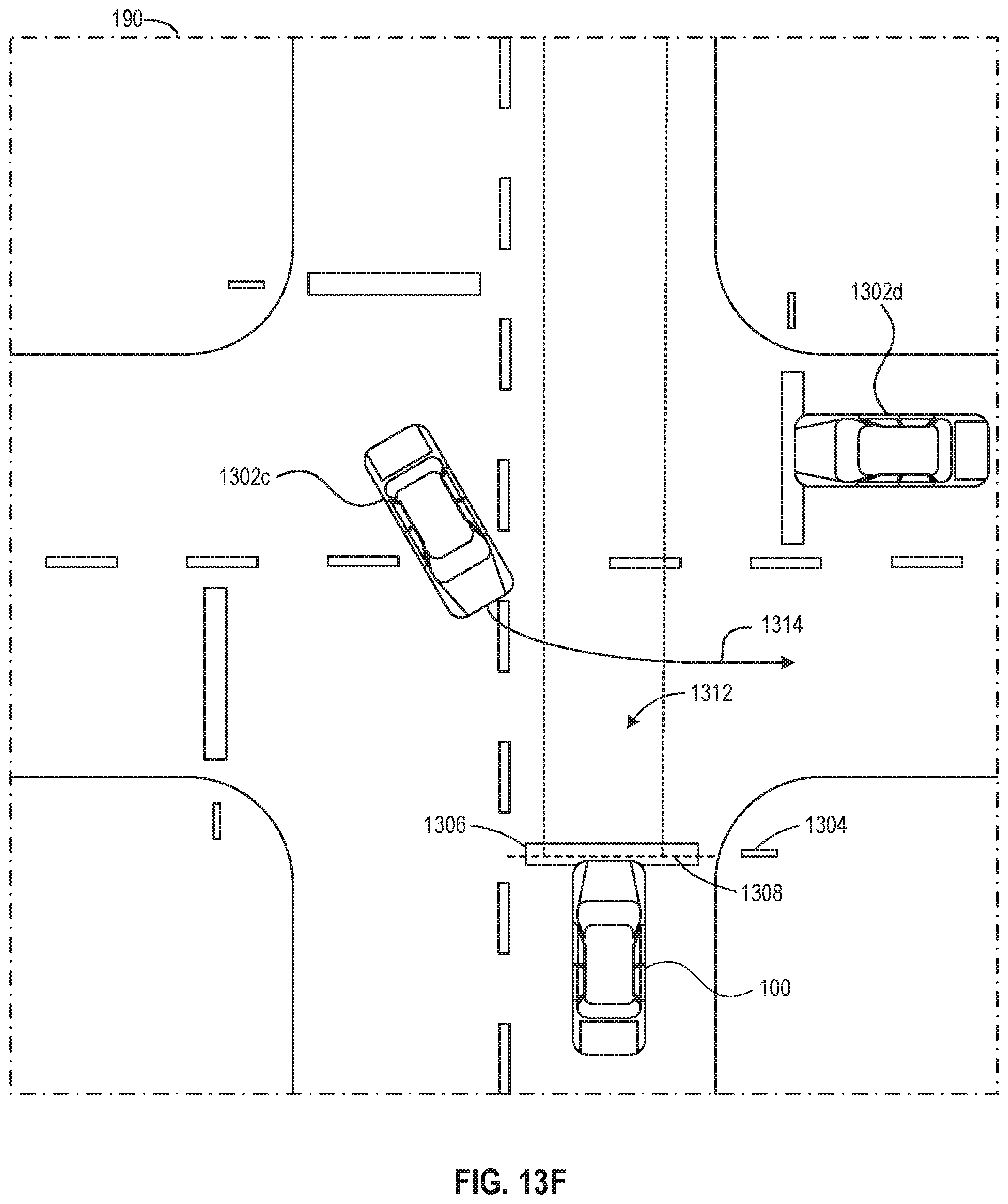 Patent US12365341 Figure 18 – Navigating multi-way stop intersections with an autonomous vehicle