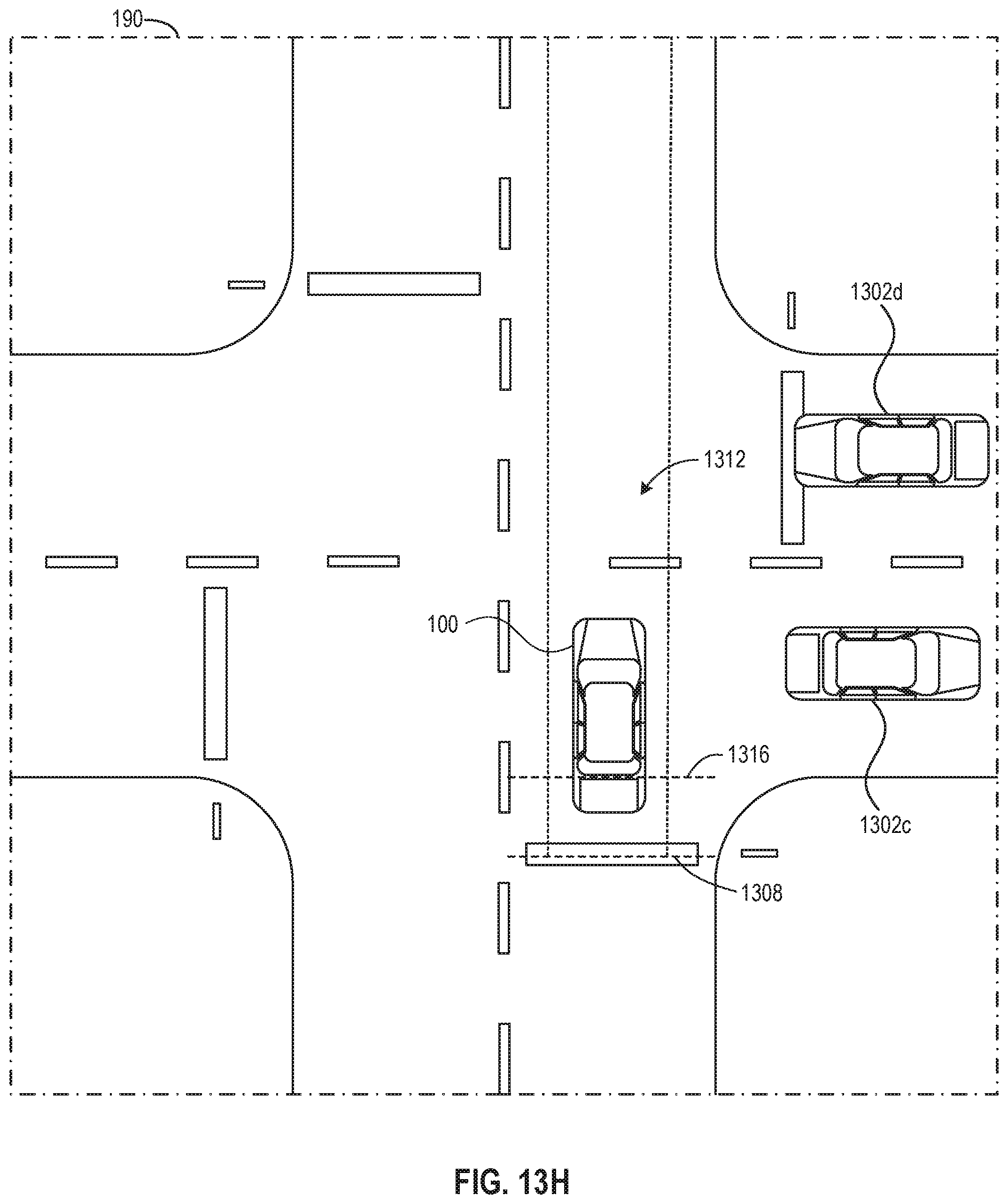 Patent US12365341 Figure 20 – Navigating multi-way stop intersections with an autonomous vehicle