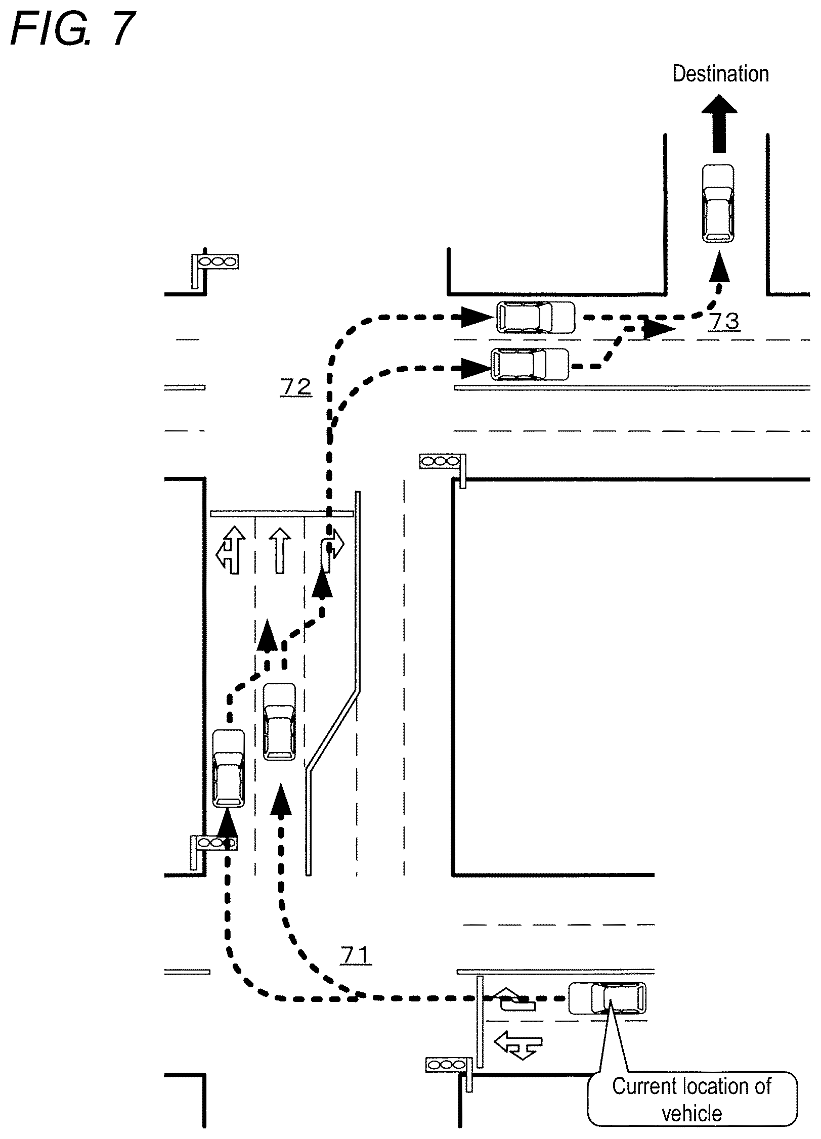 Patent US12365342 Figure 7 – Drive assistance device and computer program