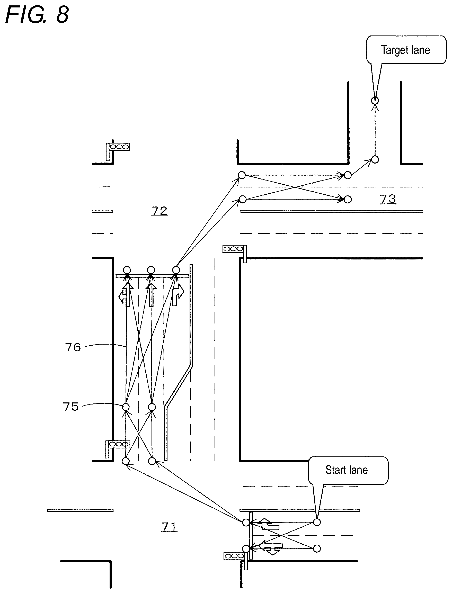 Patent US12365342 Figure 8 – Drive assistance device and computer program