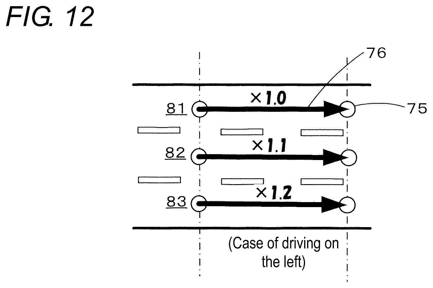 Patent US12365342 Figure 12 – Drive assistance device and computer program