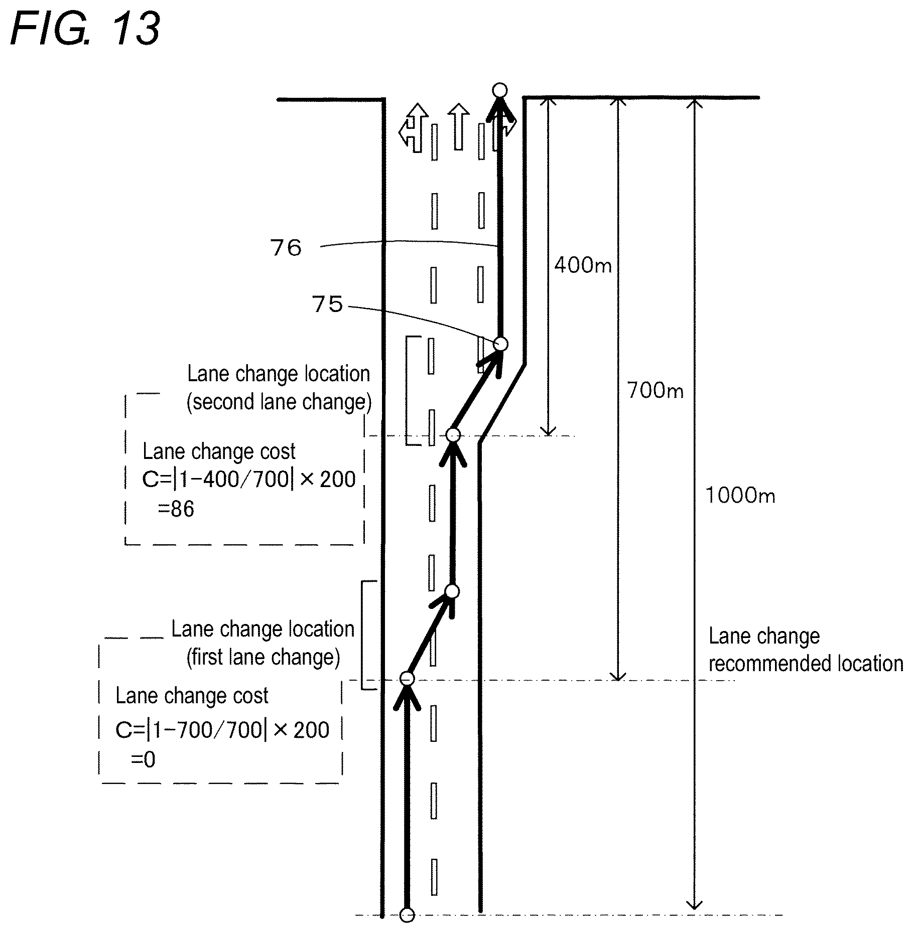 Patent US12365342 Figure 13 – Drive assistance device and computer program