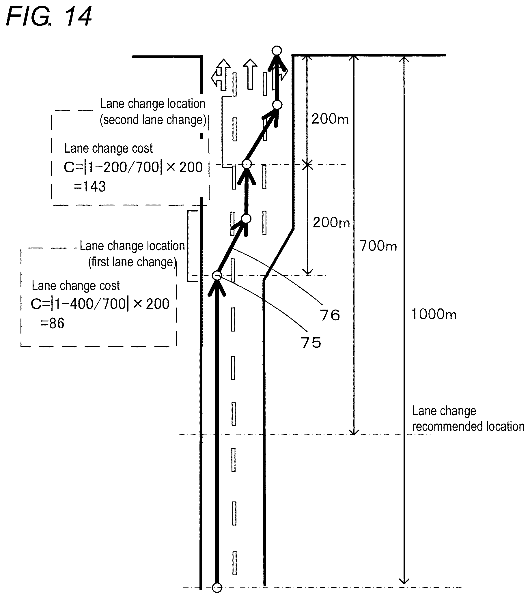 Patent US12365342 Figure 14 – Drive assistance device and computer program