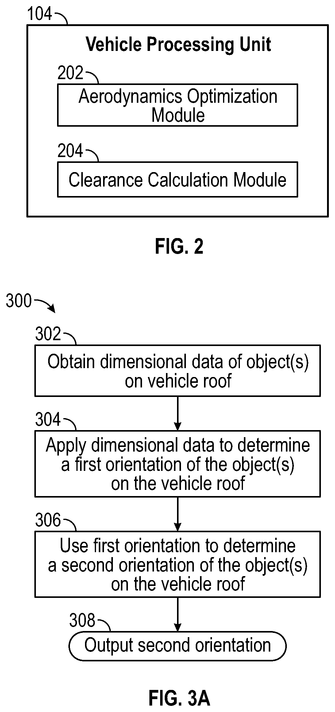 Patent US12365348 Figure 2 – Determination of vehicle clearance and optimized orientation of objects placed on roof