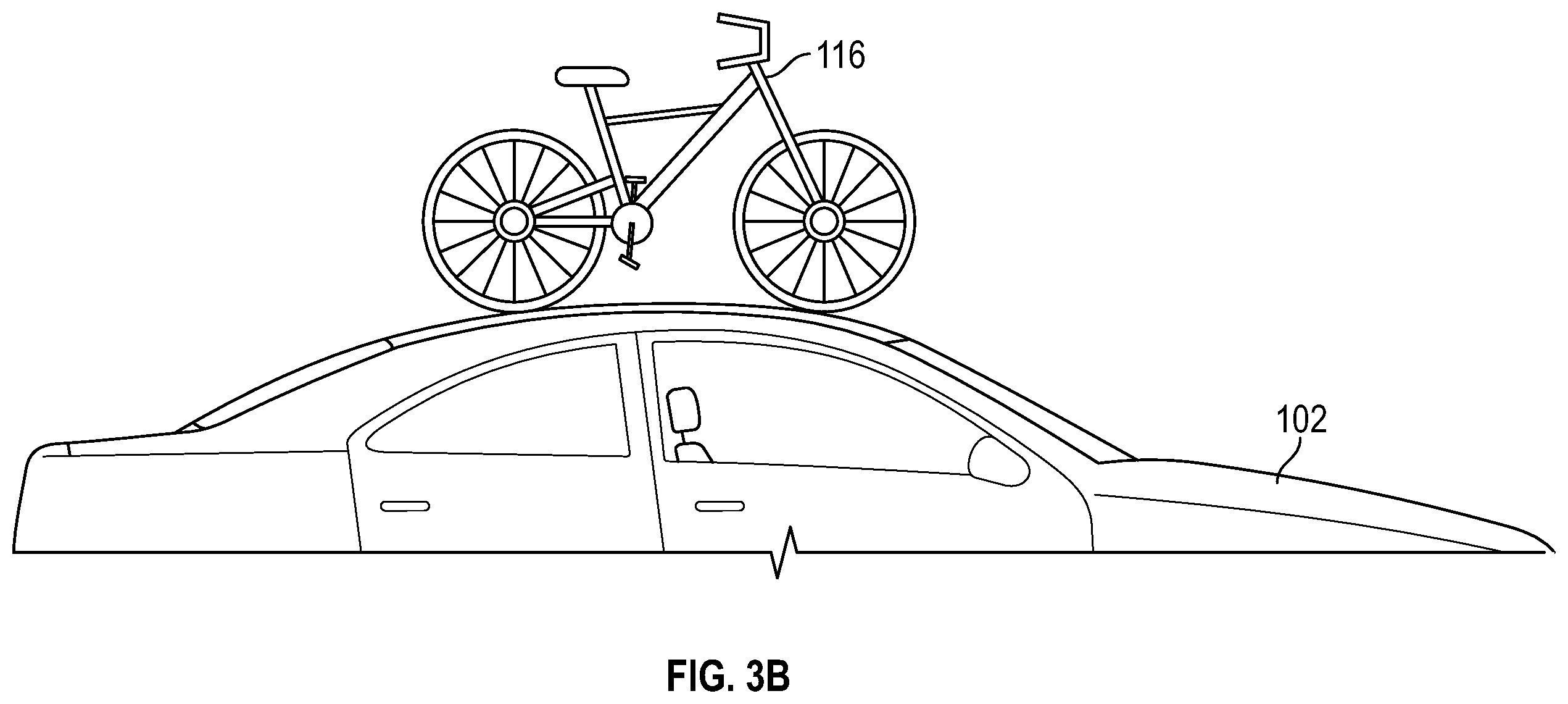 Patent US12365348 Figure 3 – Determination of vehicle clearance and optimized orientation of objects placed on roof