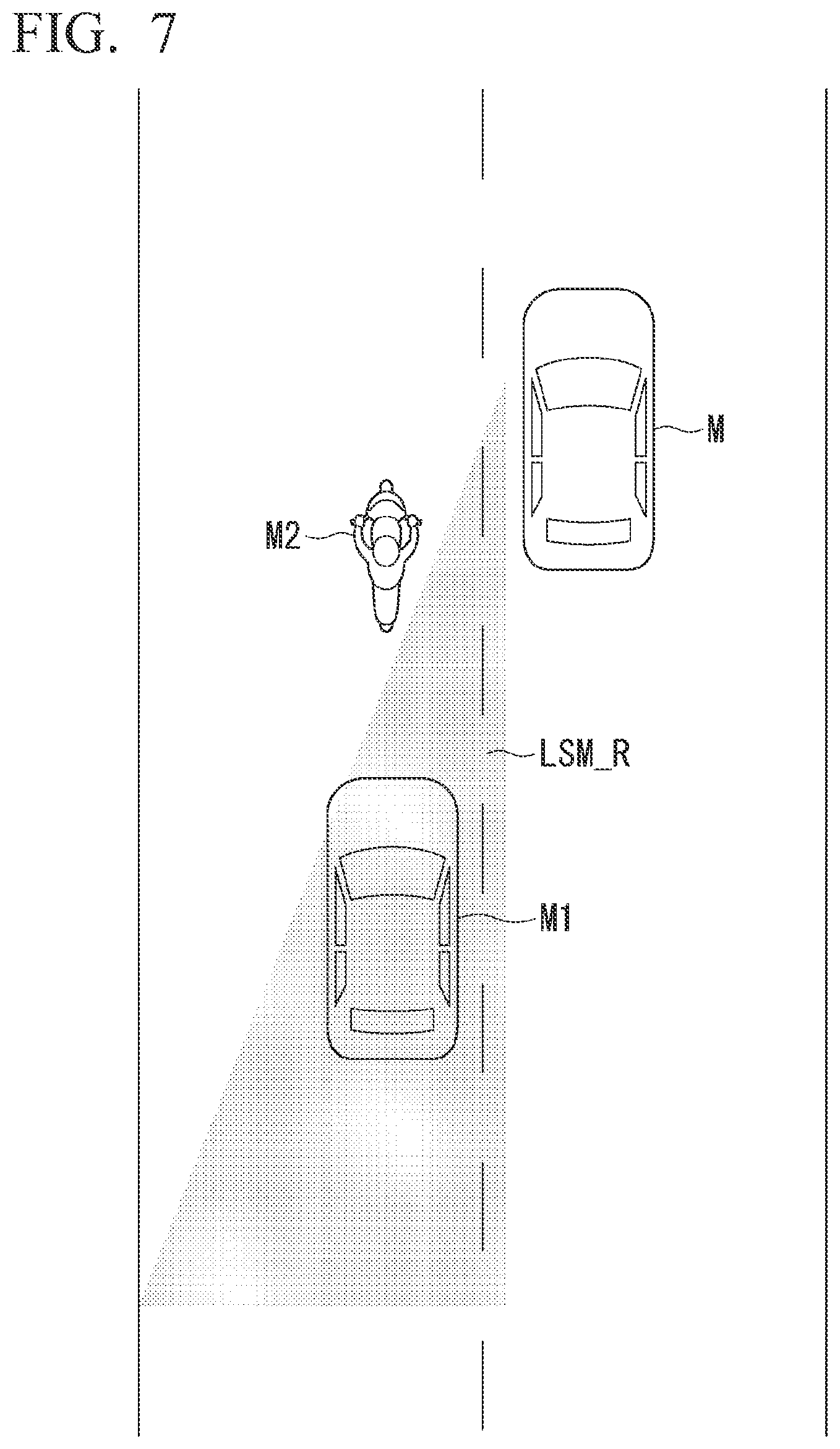 Patent US12365357 Figure 7 – Driving assistance device, driving assistance method, and storage medium