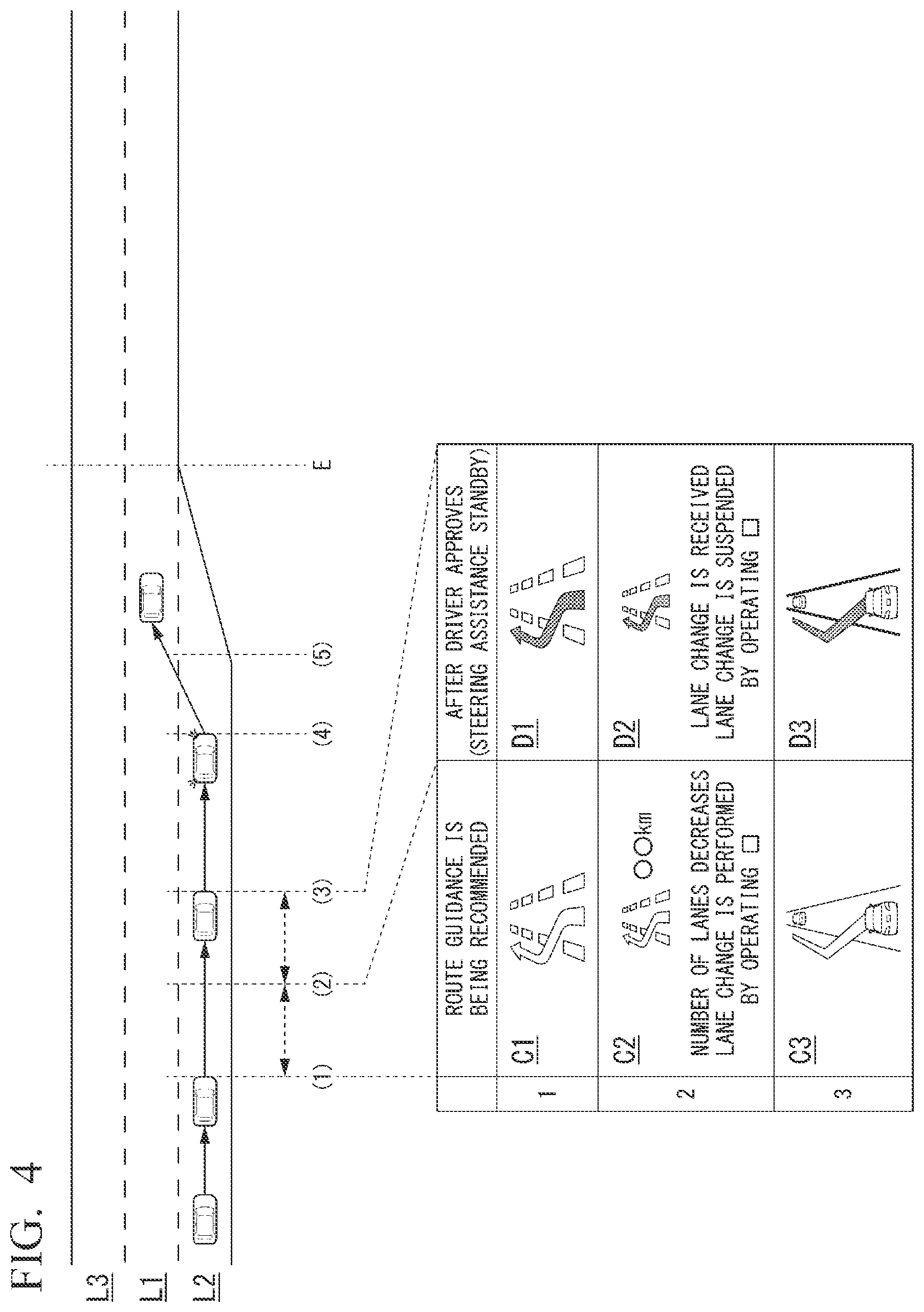 Patent US12365360 Figure 4 – Vehicle system, control method, and storage medium