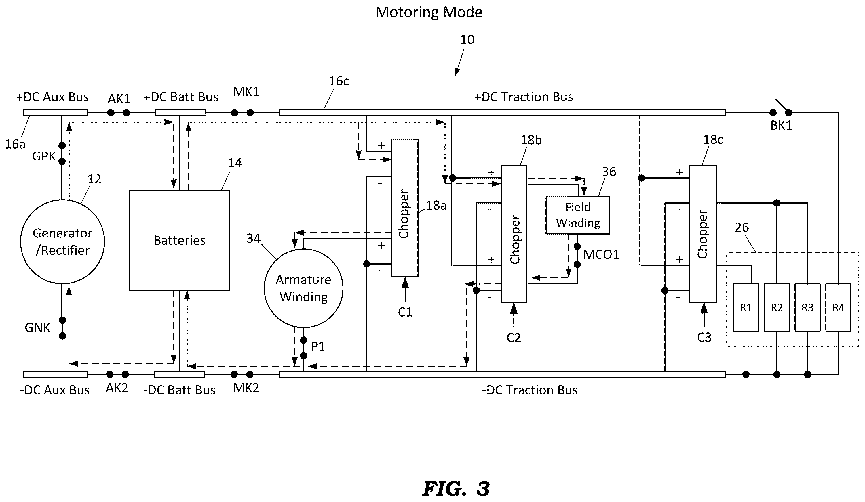 Patent US12365367 Figure 3 – Battery powered locomotive