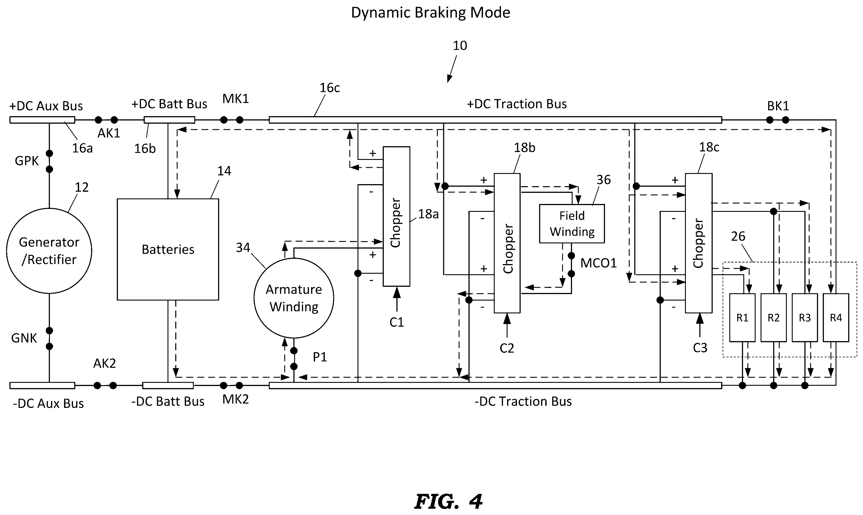 Patent US12365367 Figure 4 – Battery powered locomotive