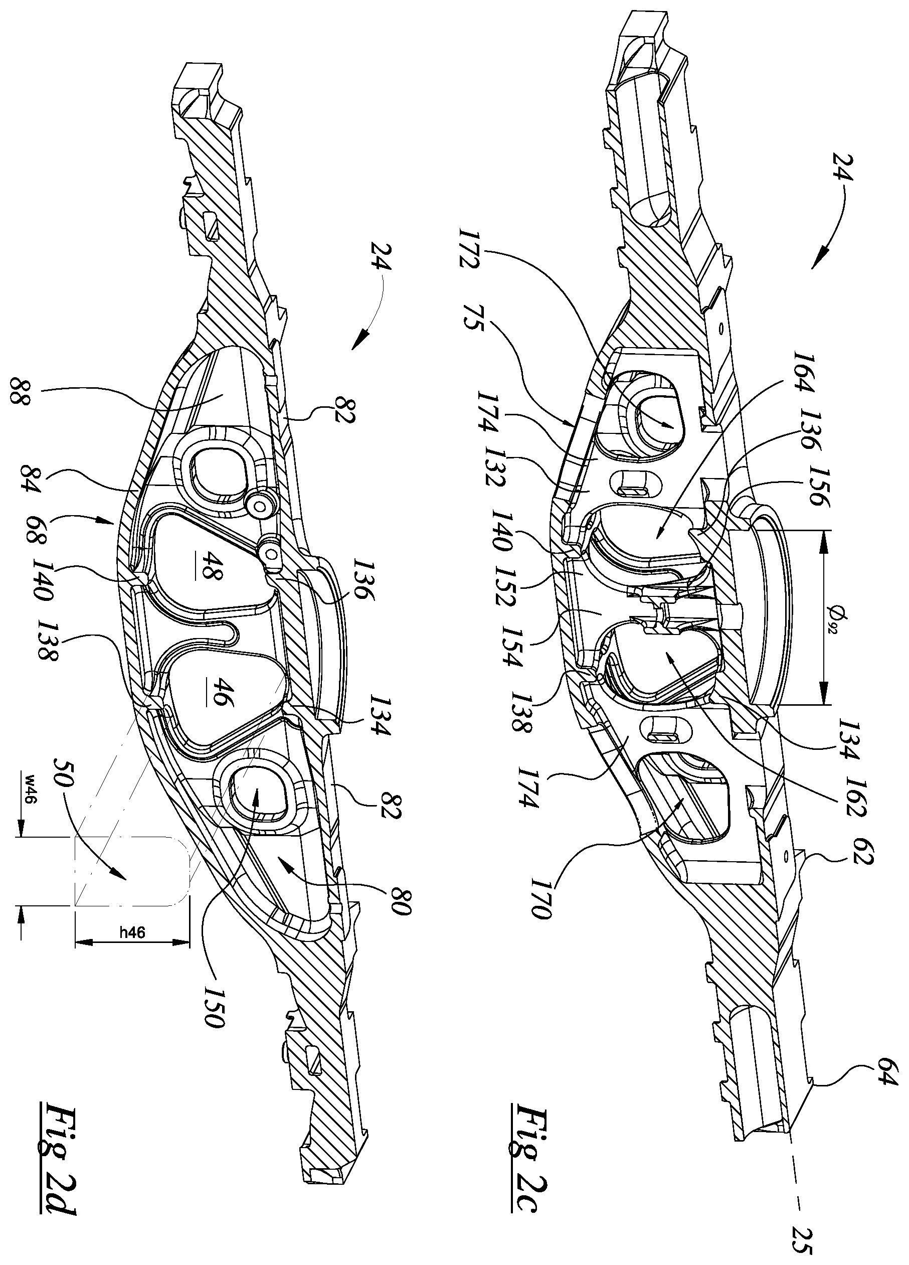 Patent US12365369 Figure 3 – Rail road car truck bolster