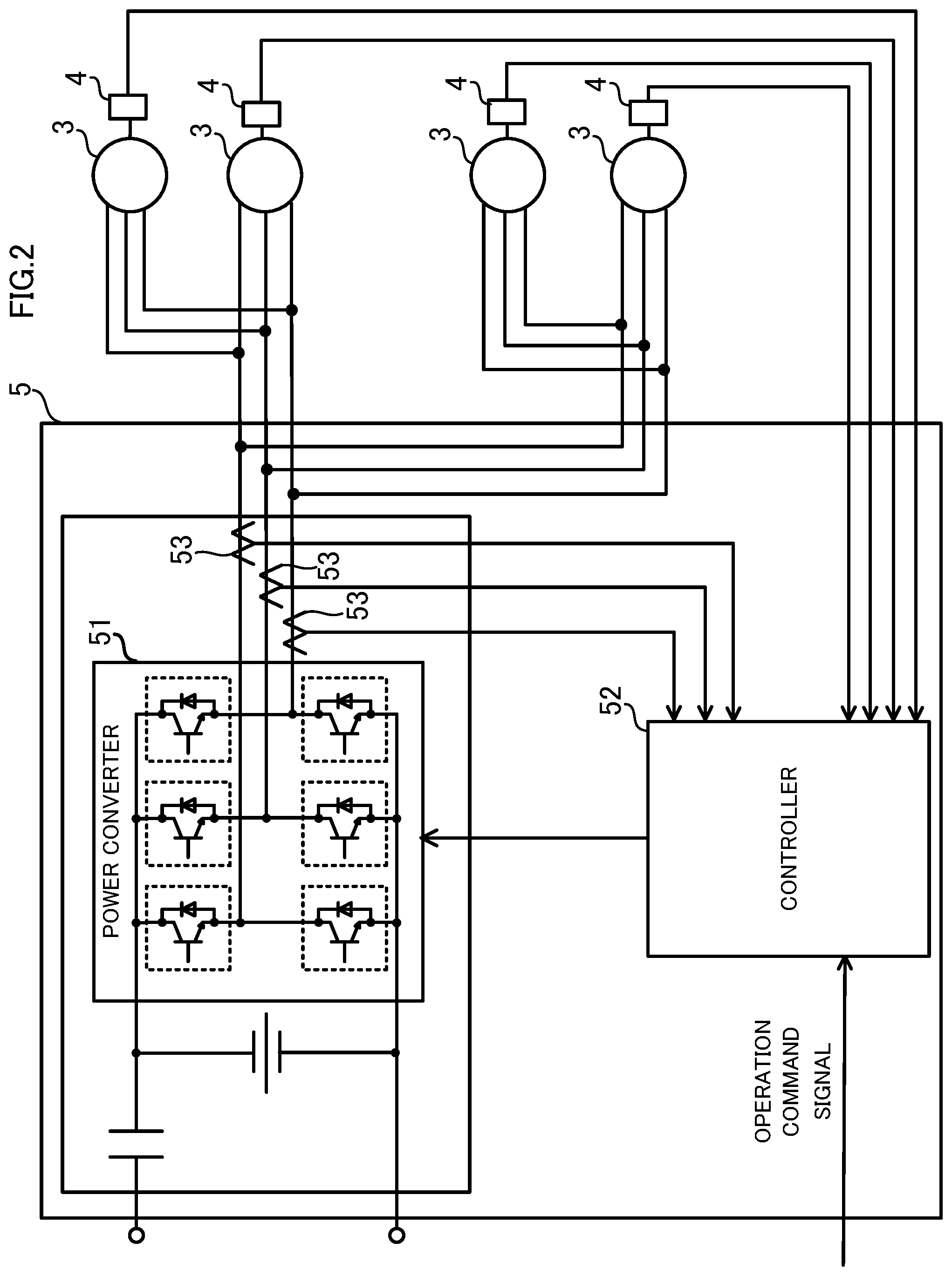 Patent US12365371 Figure 2 – Control device, electrical railway vehicle, and control method