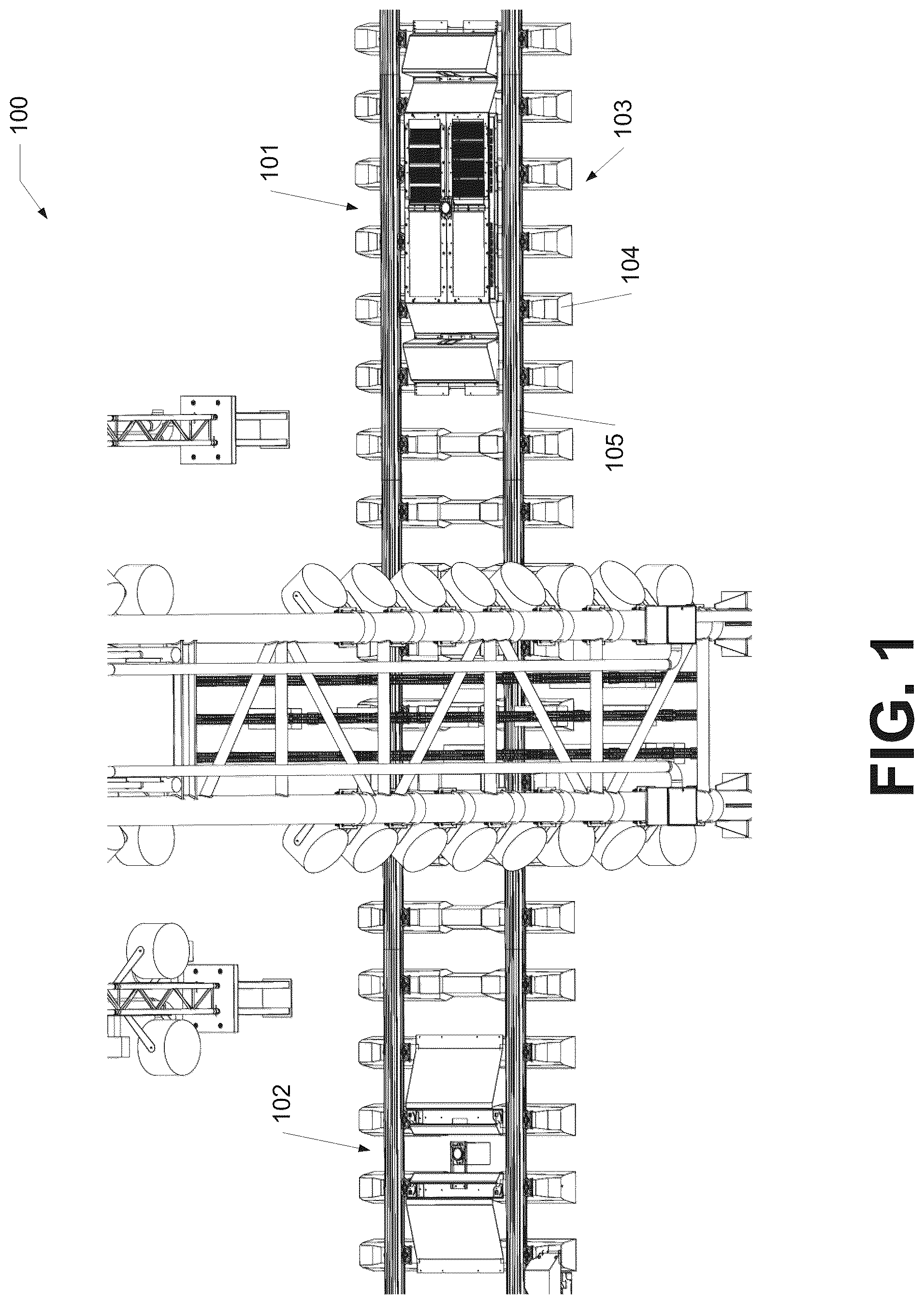 Patent US12365373 Figure 1 – Undercarriage inspection assemblies and systems