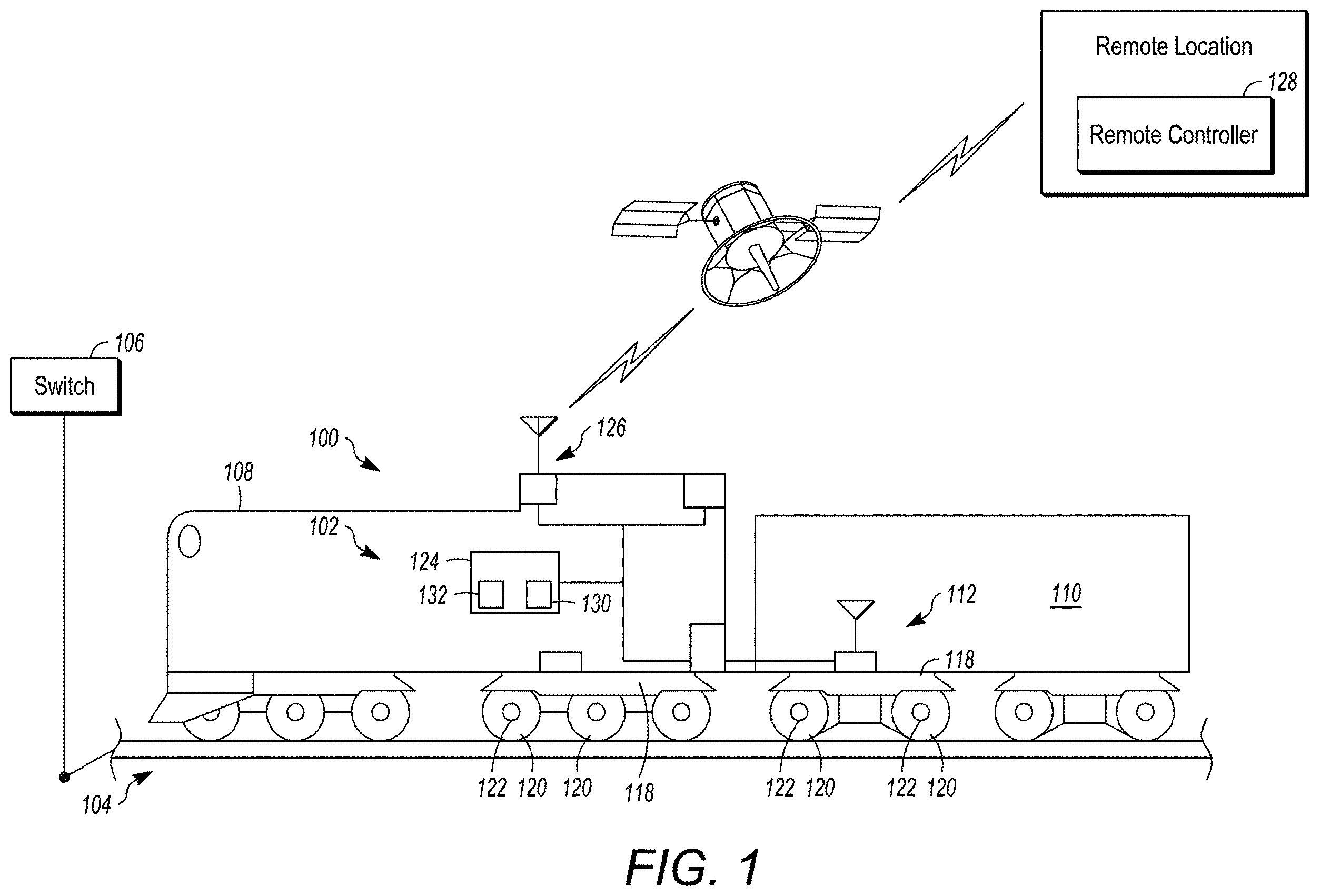 Patent US12365375 Figure 1 – Vehicle and route monitoring system