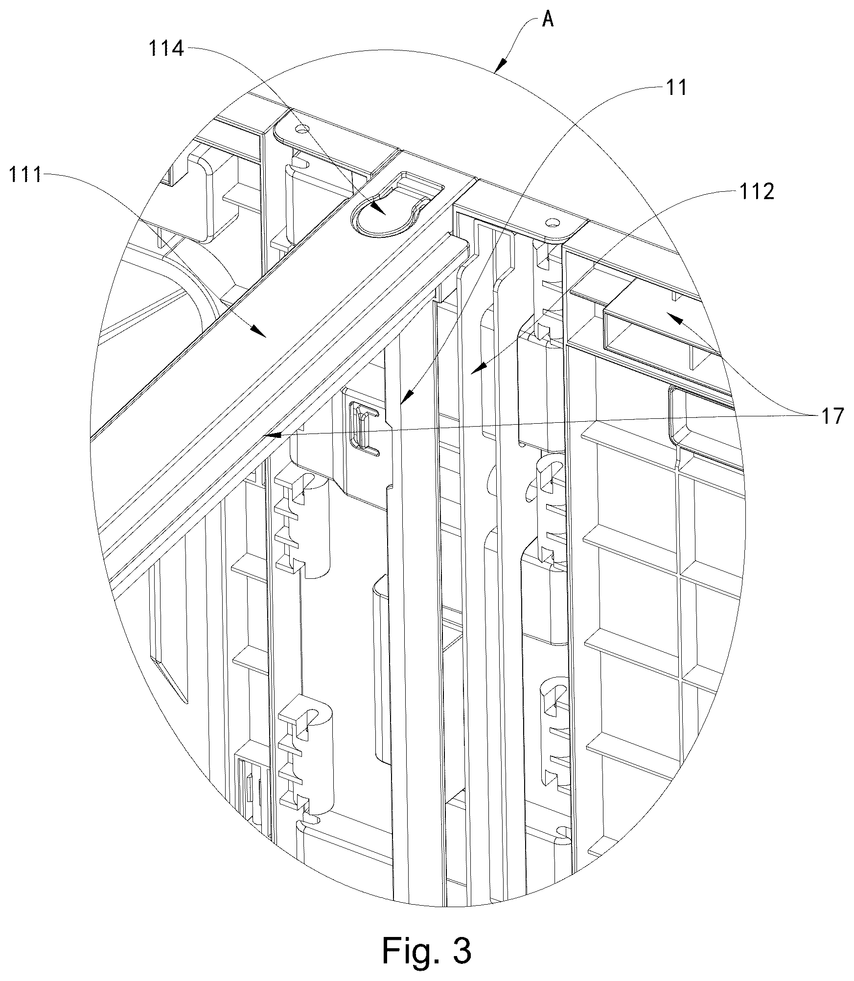 Patent US12365378 Figure 3 – Foldable cart