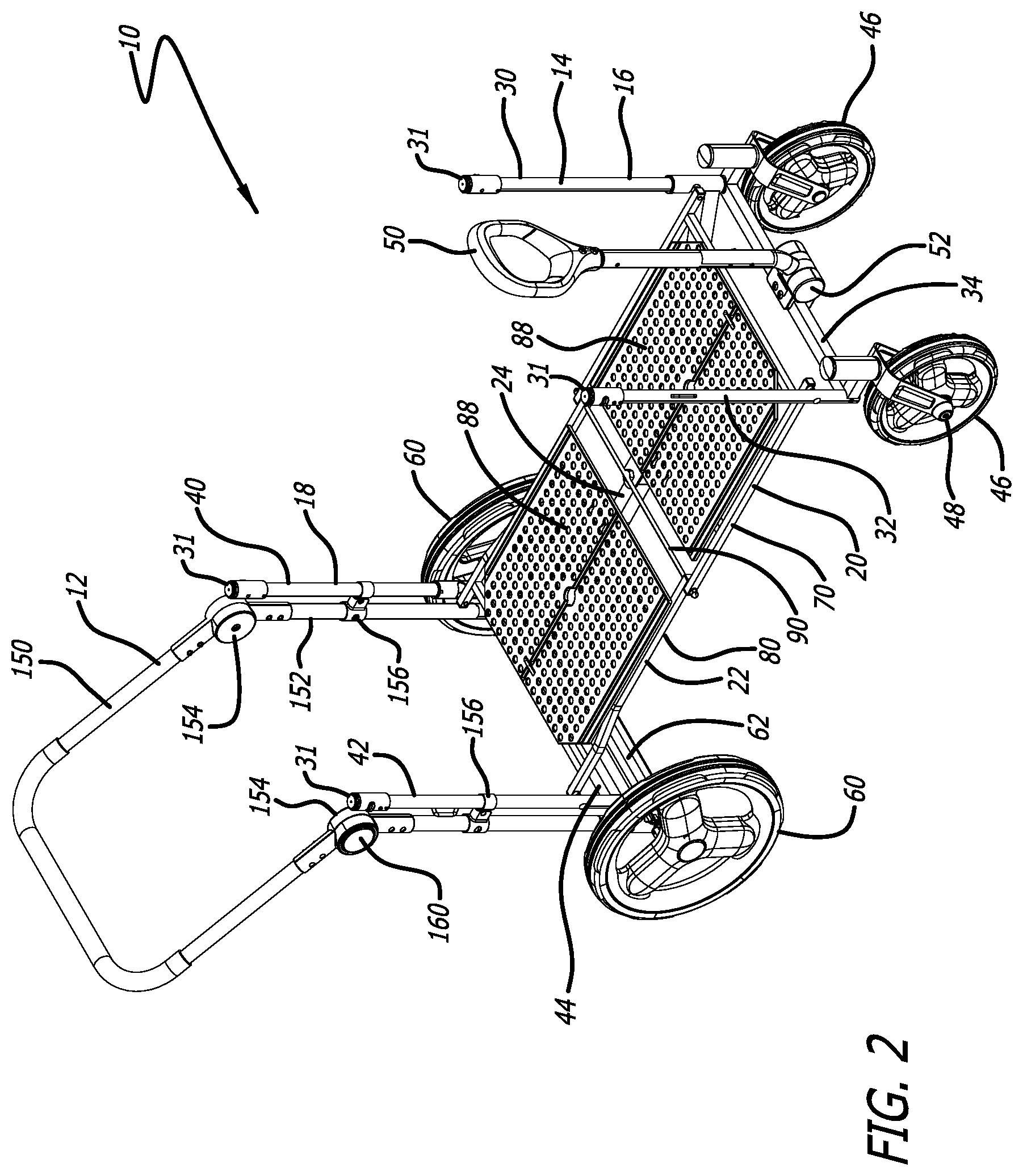 Patent US12365379 Figure 2 – Push-pull wagon