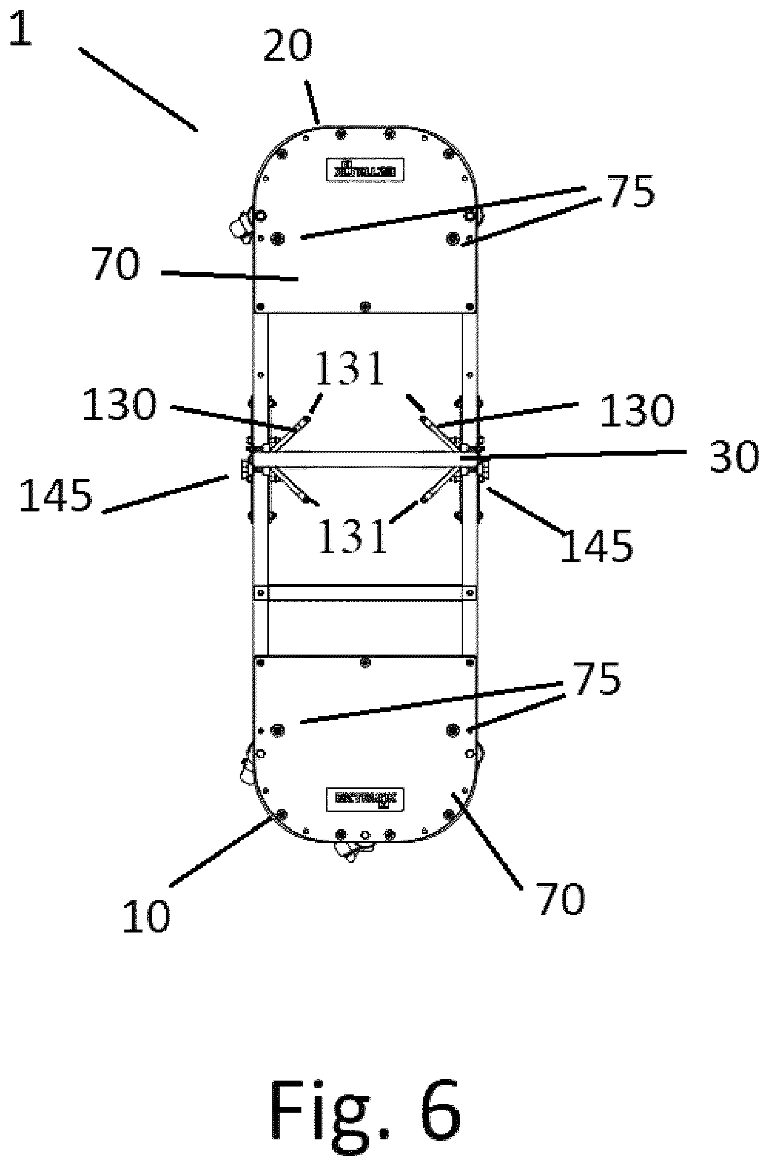 Patent US12365380 Figure 6 – Foldable door cart