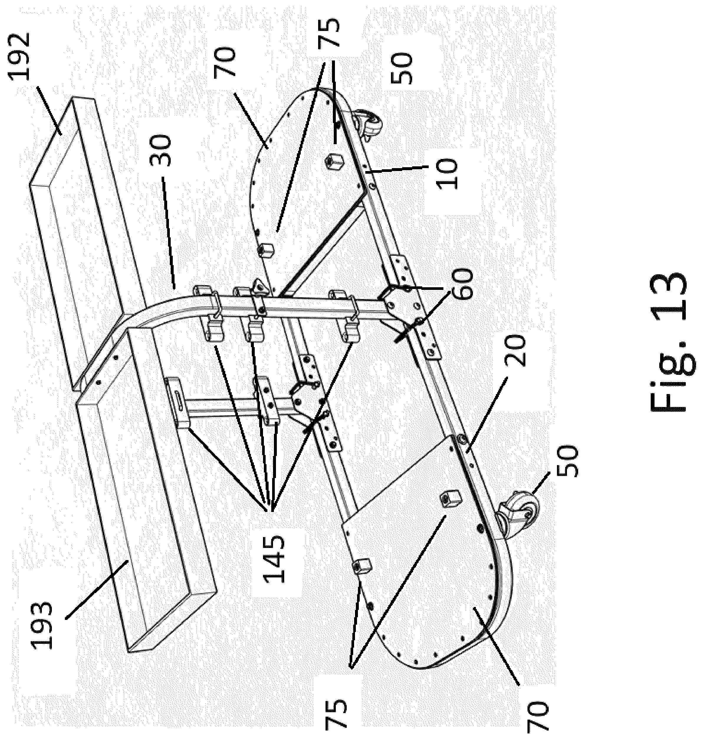 Patent US12365380 Figure 12 – Foldable door cart