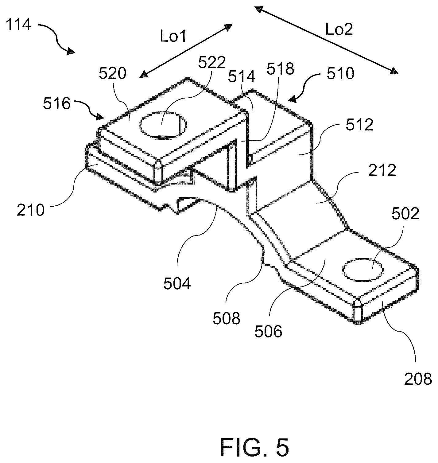 Patent US12365381 Figure 5 – Bracket system for a steering shaft of a zero-turn mower